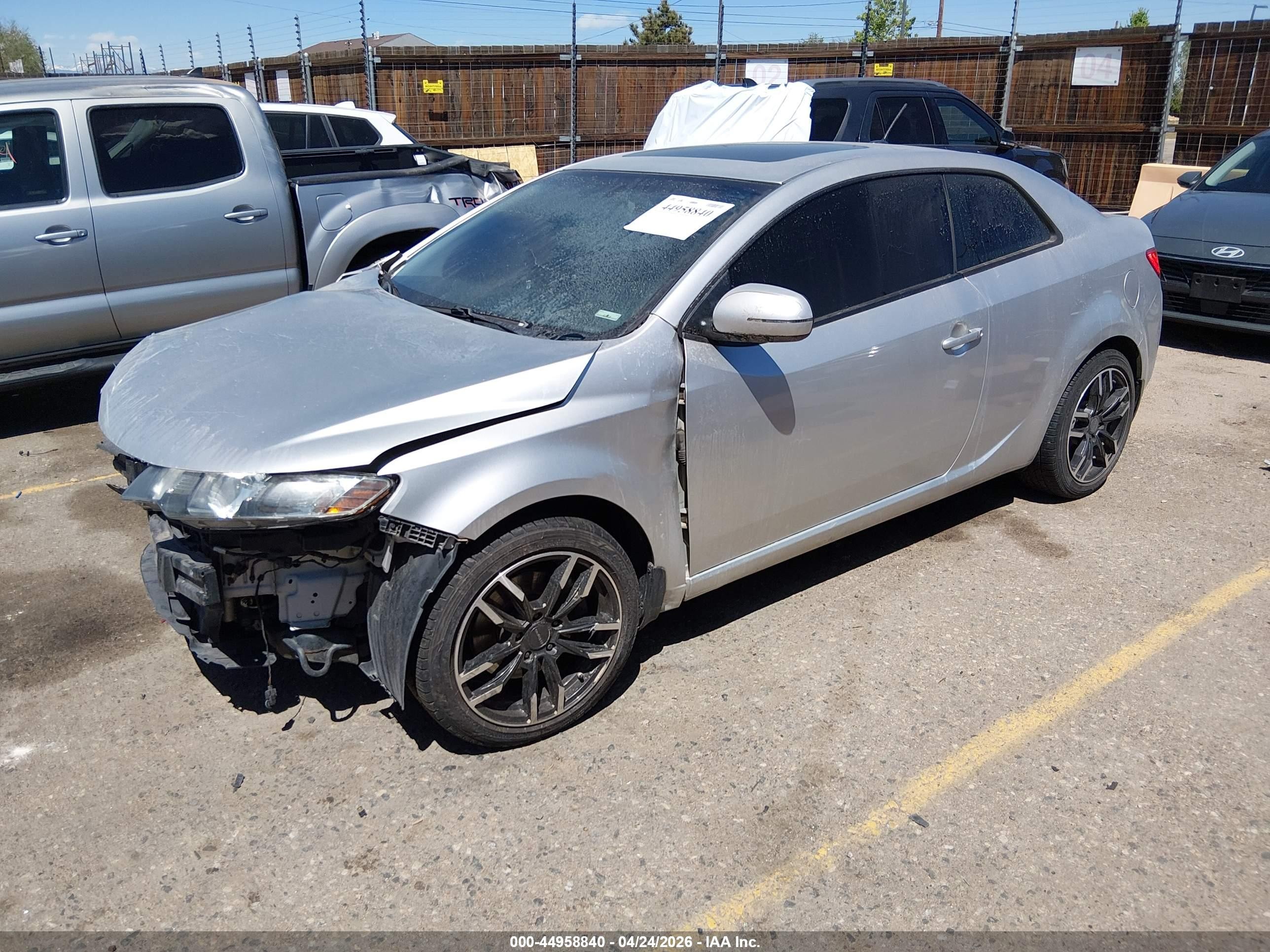 2011 Kia Forte Koup Sx Серебряный vin: KNAFW6A32B5377680