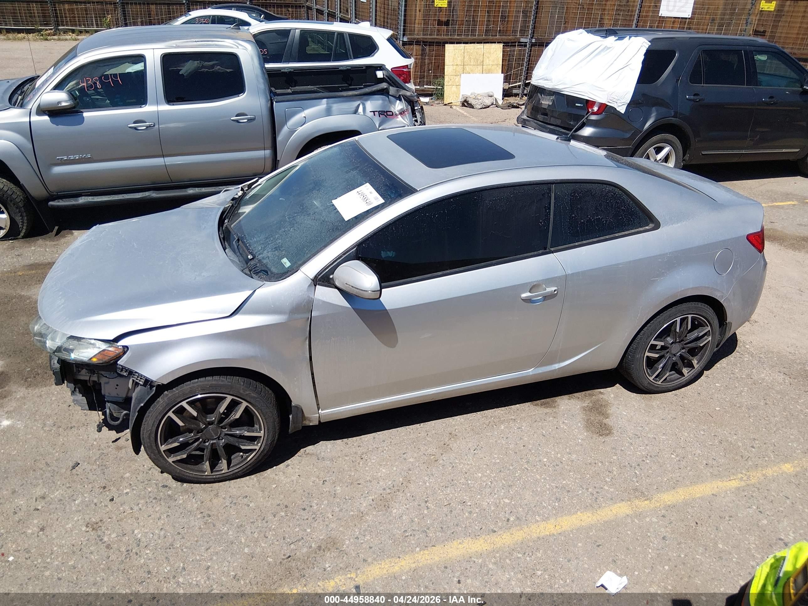 2011 Kia Forte Koup Sx Серебряный vin: KNAFW6A32B5377680