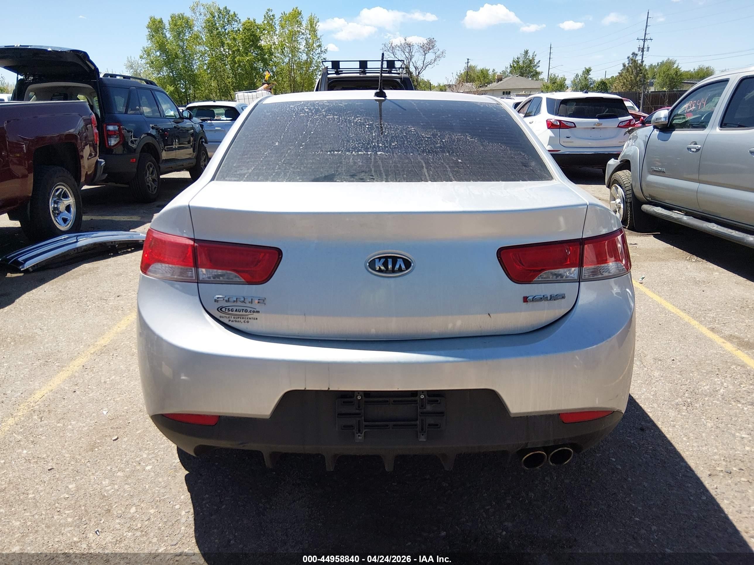 2011 Kia Forte Koup Sx Серебряный vin: KNAFW6A32B5377680