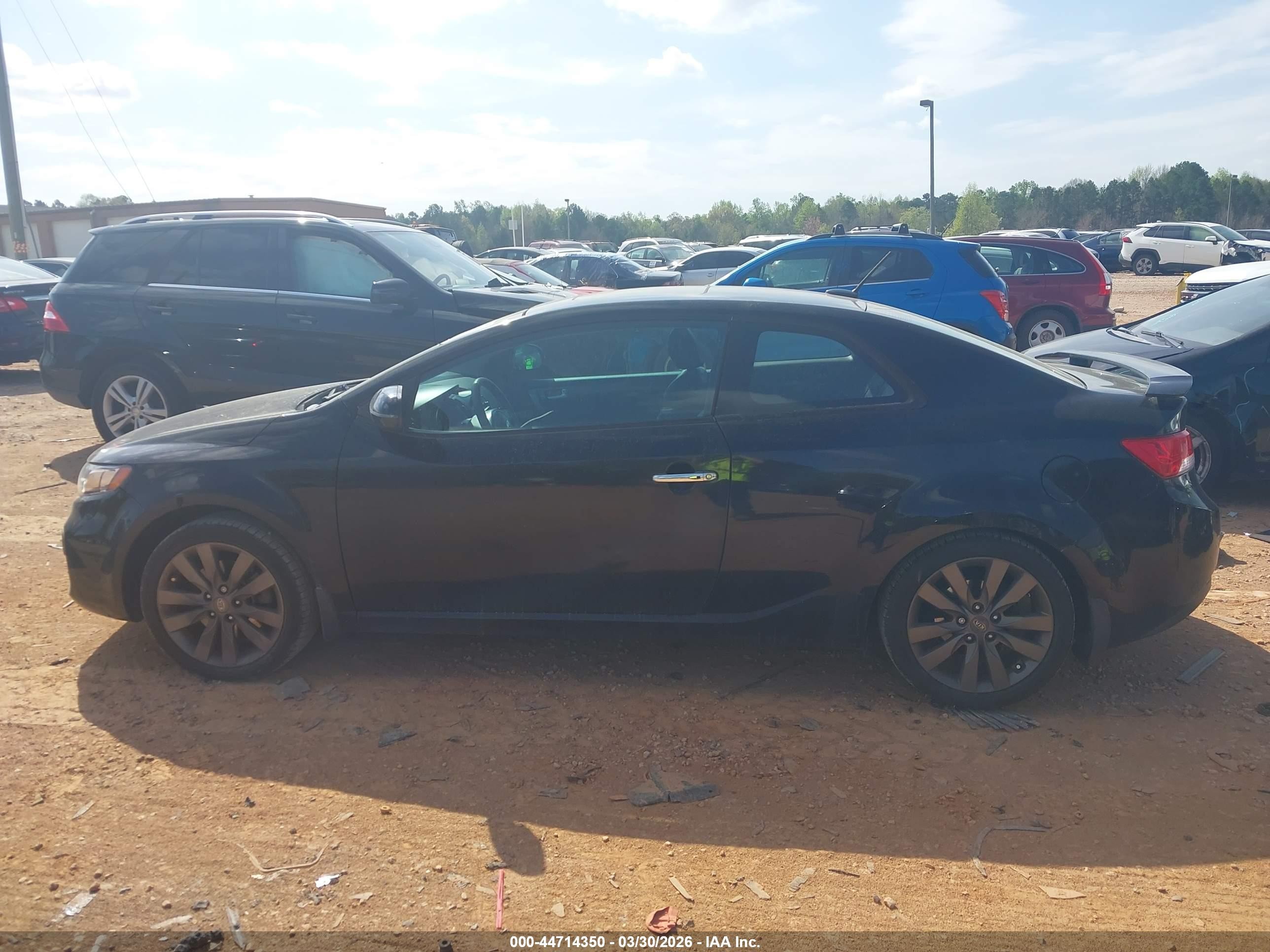 2011 Kia Forte Koup Sx Black vin: KNAFW6A32B5457674