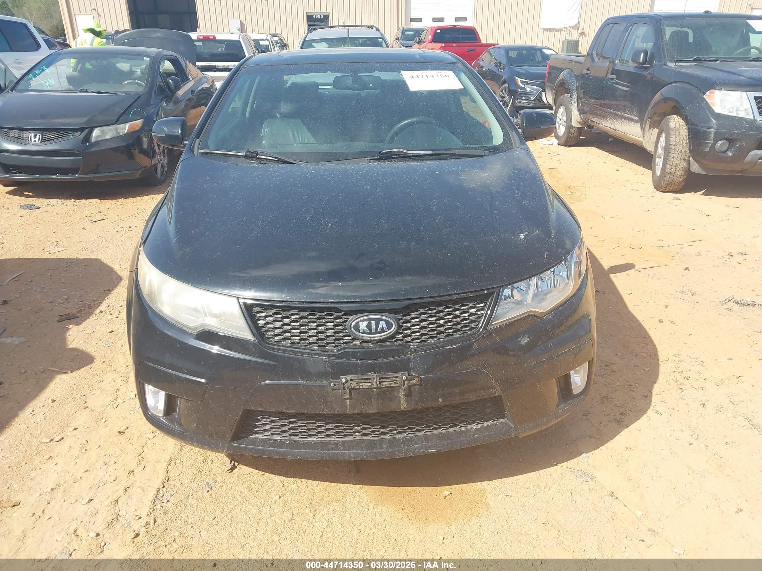 2011 Kia Forte Koup Sx Black vin: KNAFW6A32B5457674