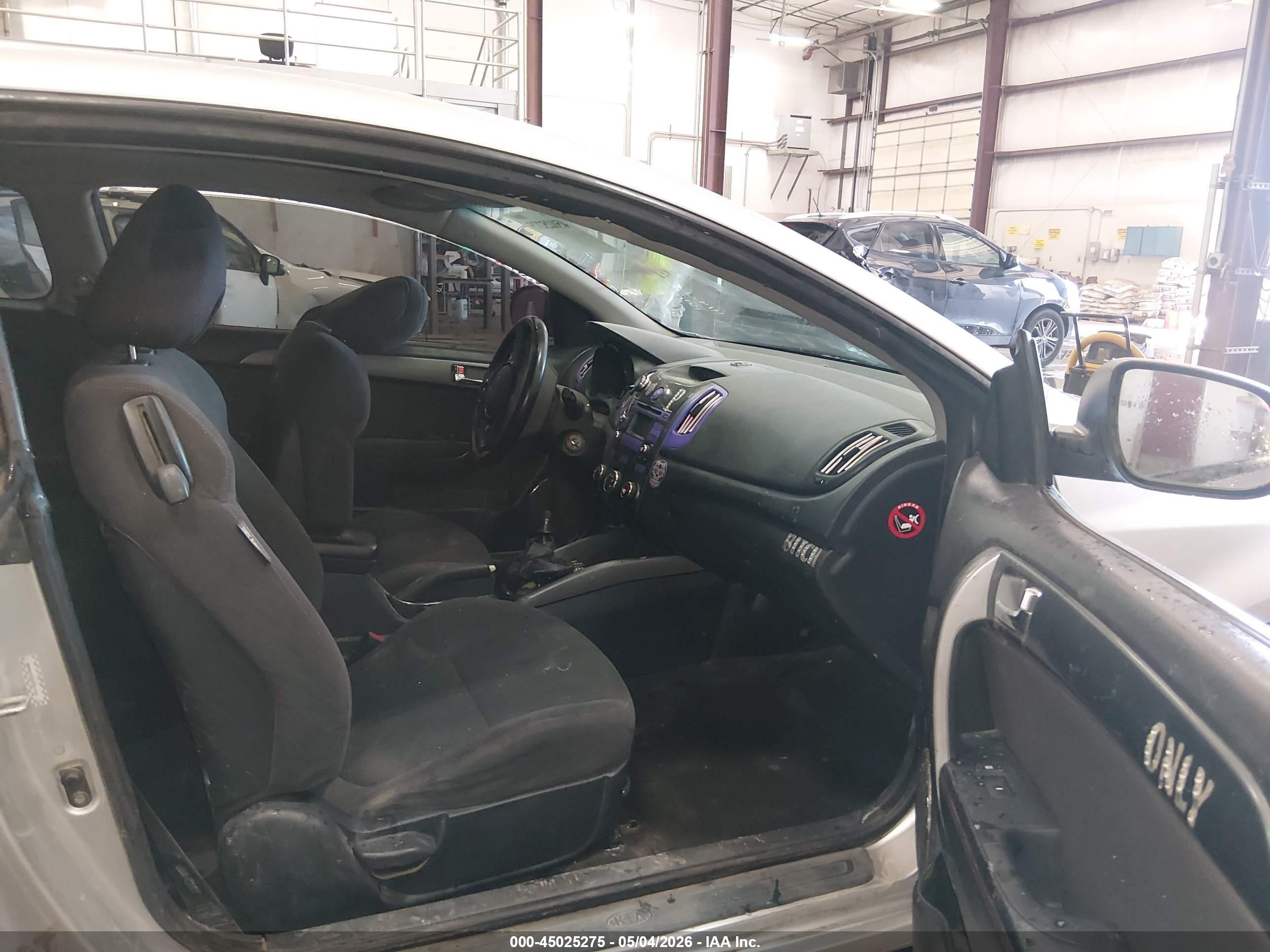 2013 Kia Forte Koup Sx Silver vin: KNAFW6A32D5702685