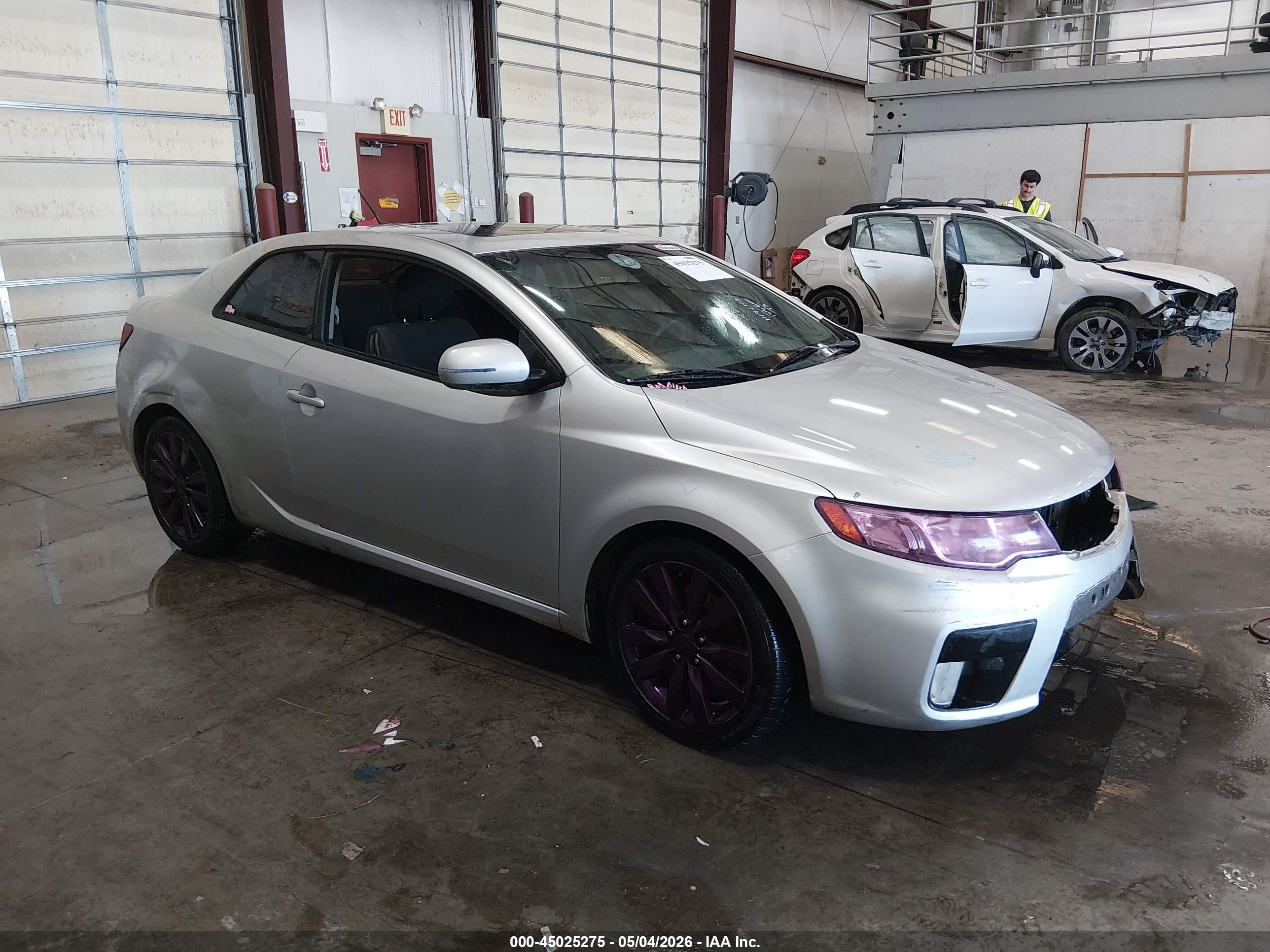 2013 Kia Forte Koup Sx Серебряный vin: KNAFW6A32D5702685