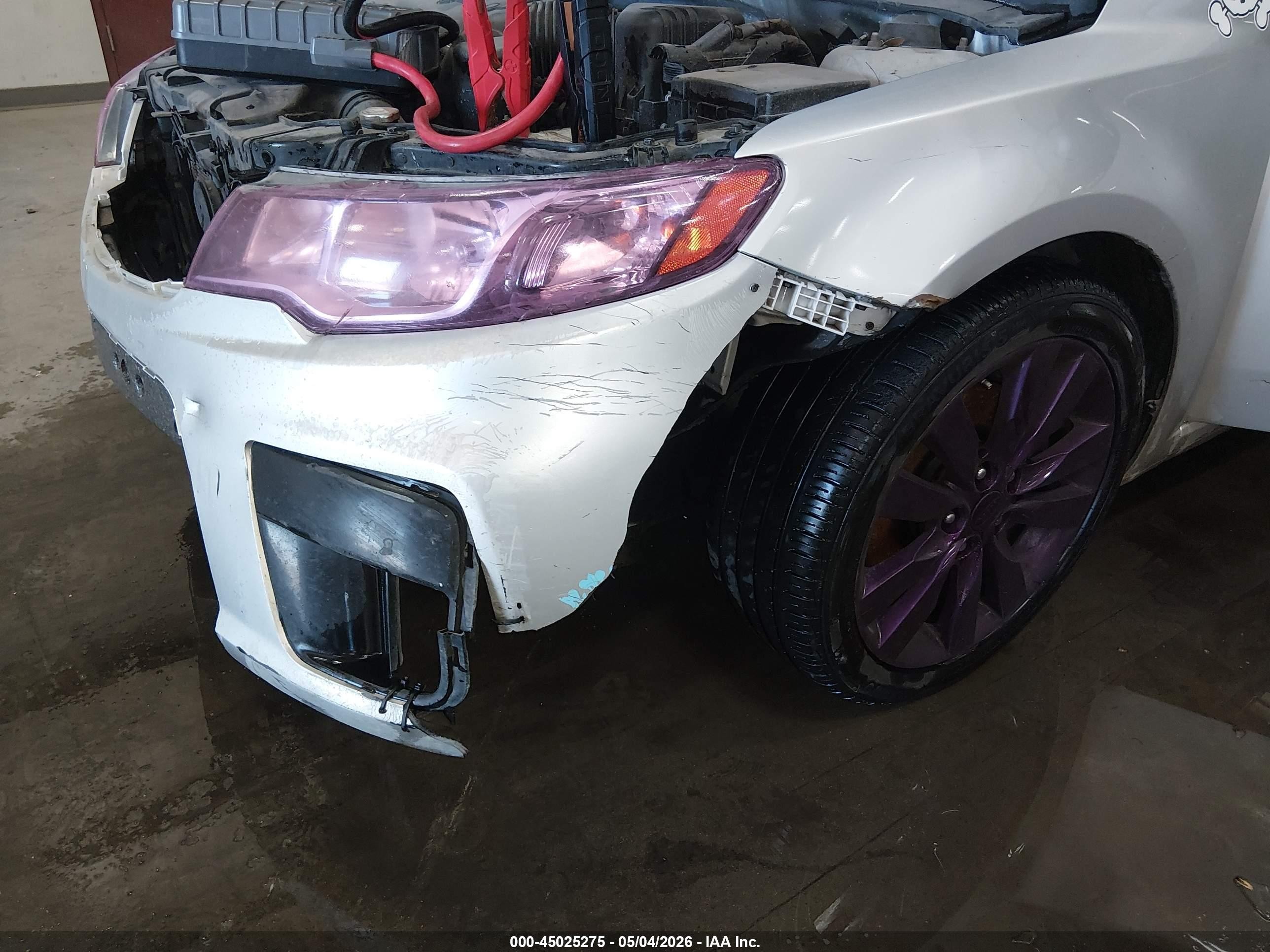 2013 Kia Forte Koup Sx Silver vin: KNAFW6A32D5702685