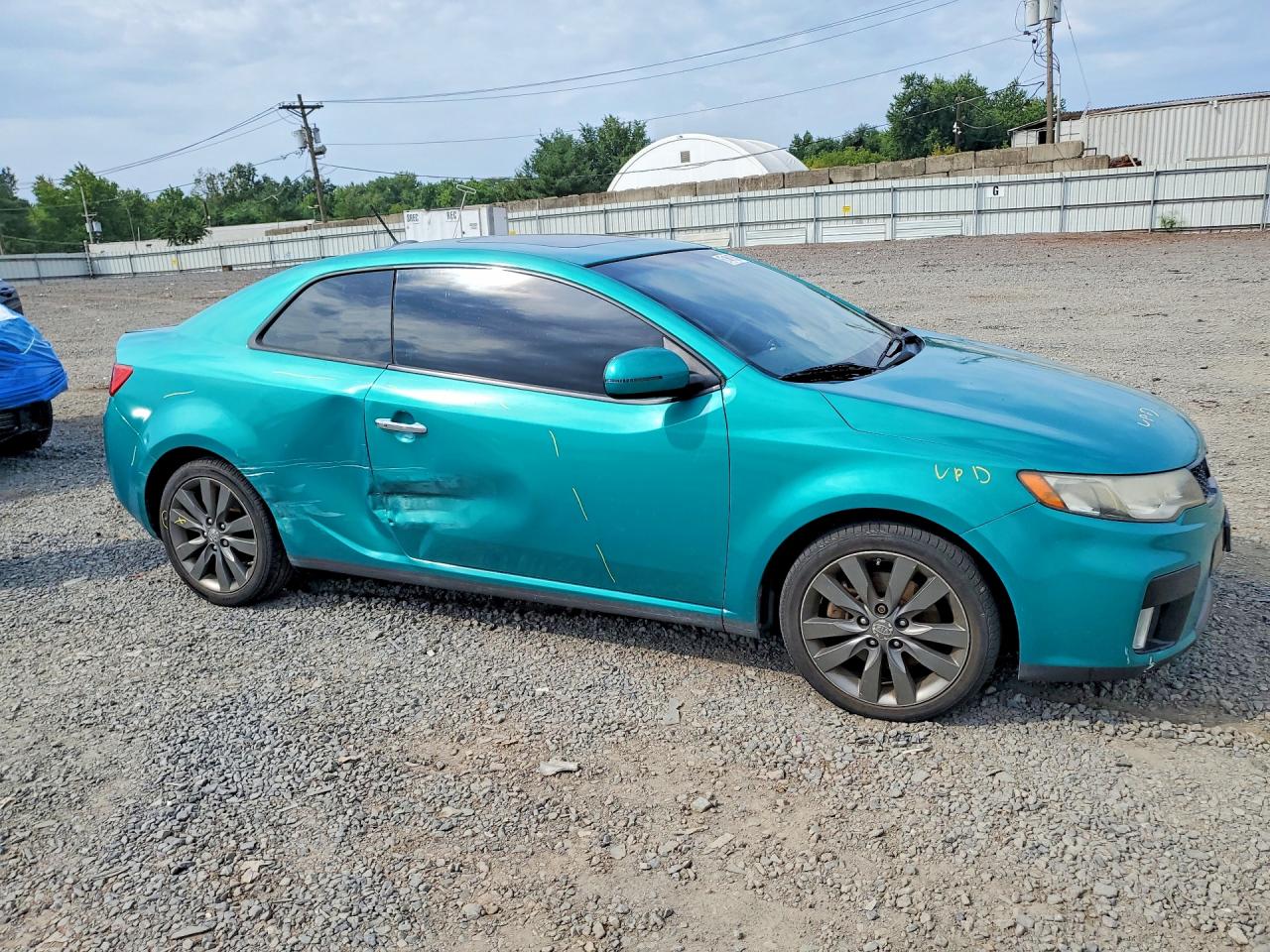 2011 Kia Forte Koup Sx Бирюзовый vin: KNAFW6A33B5452385