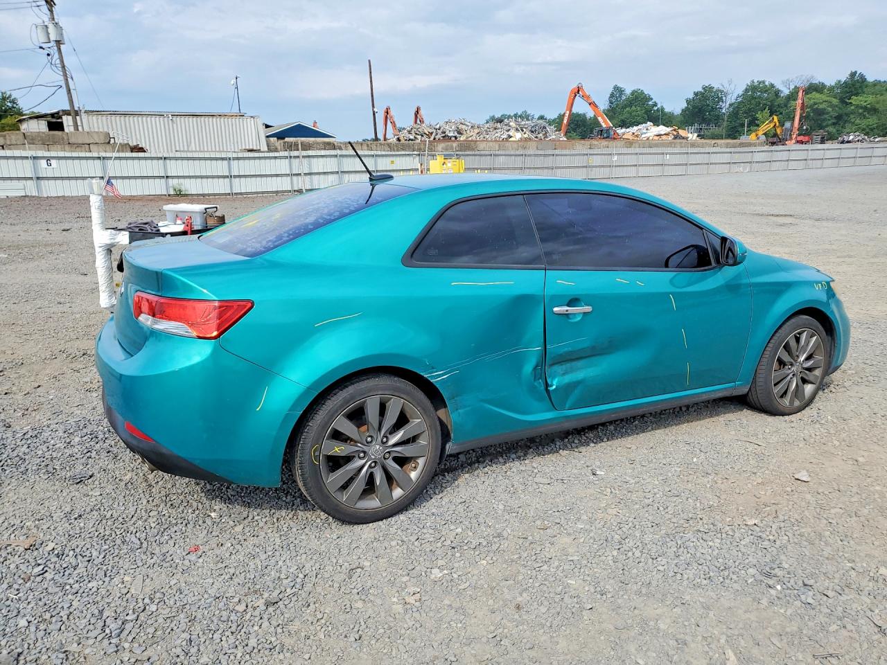 2011 Kia Forte Koup Sx Бирюзовый vin: KNAFW6A33B5452385