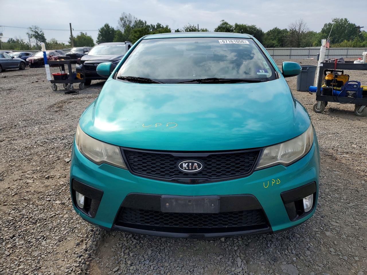 2011 Kia Forte Koup Sx Бирюзовый vin: KNAFW6A33B5452385