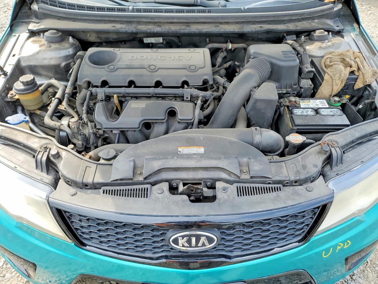 2011 Kia Forte Koup Sx Бирюзовый vin: KNAFW6A33B5452385