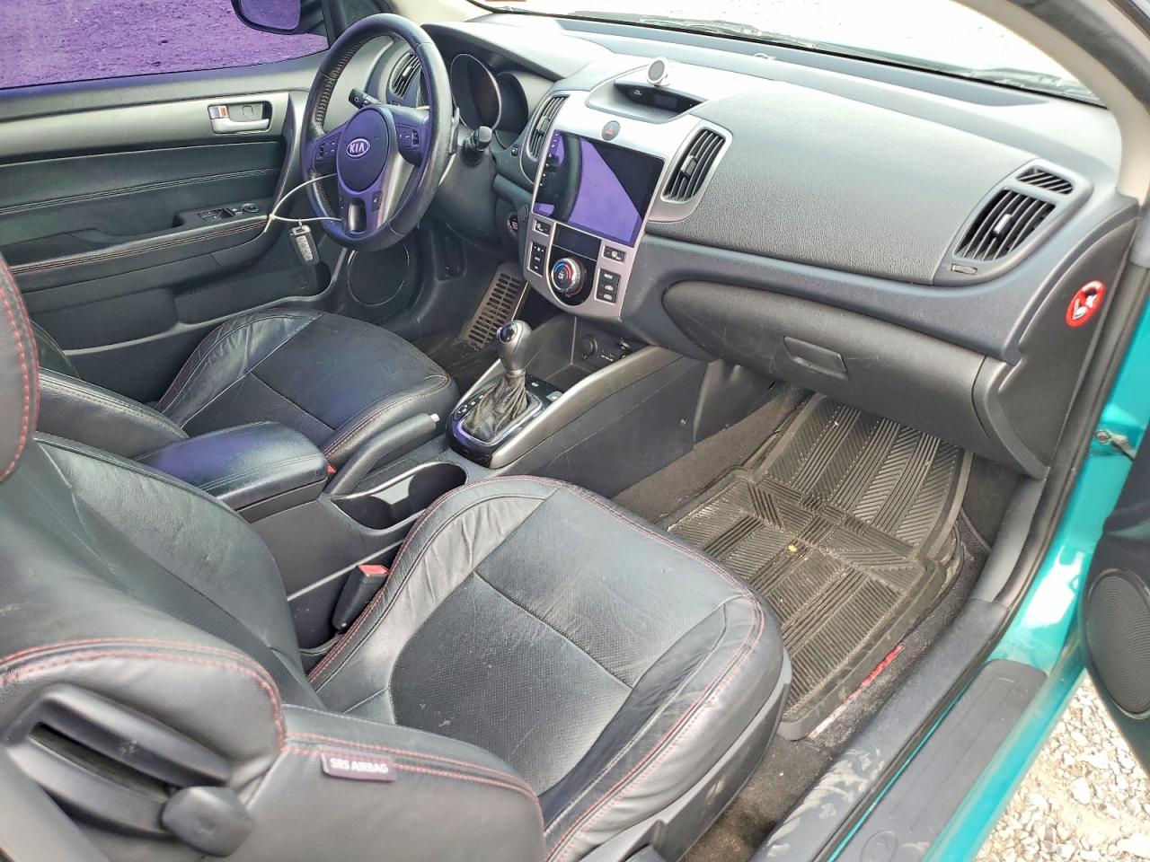 2011 Kia Forte Koup Sx Бирюзовый vin: KNAFW6A33B5452385