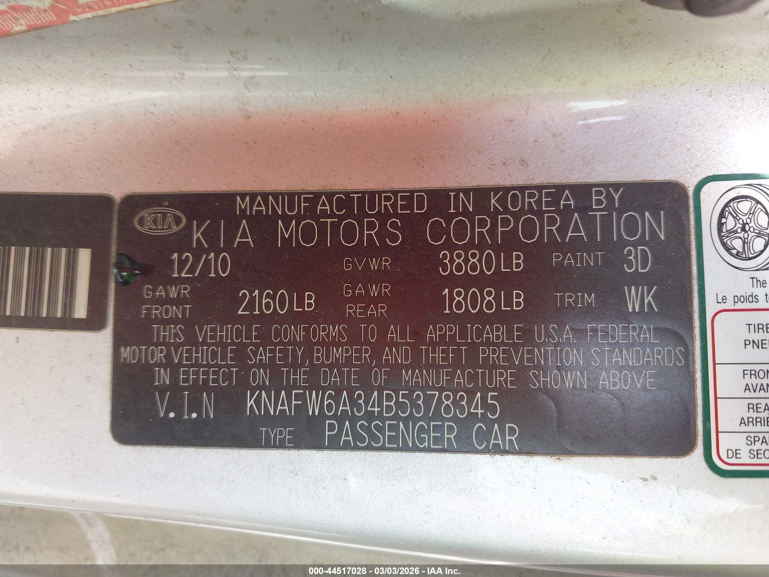 2011 Kia Forte Koup Sx Silver vin: KNAFW6A34B5378345