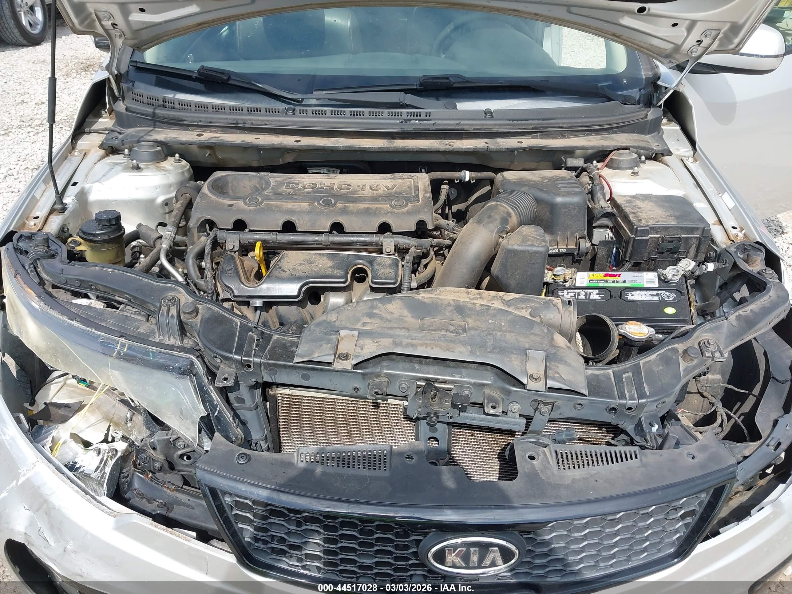 2011 Kia Forte Koup Sx Silver vin: KNAFW6A34B5378345