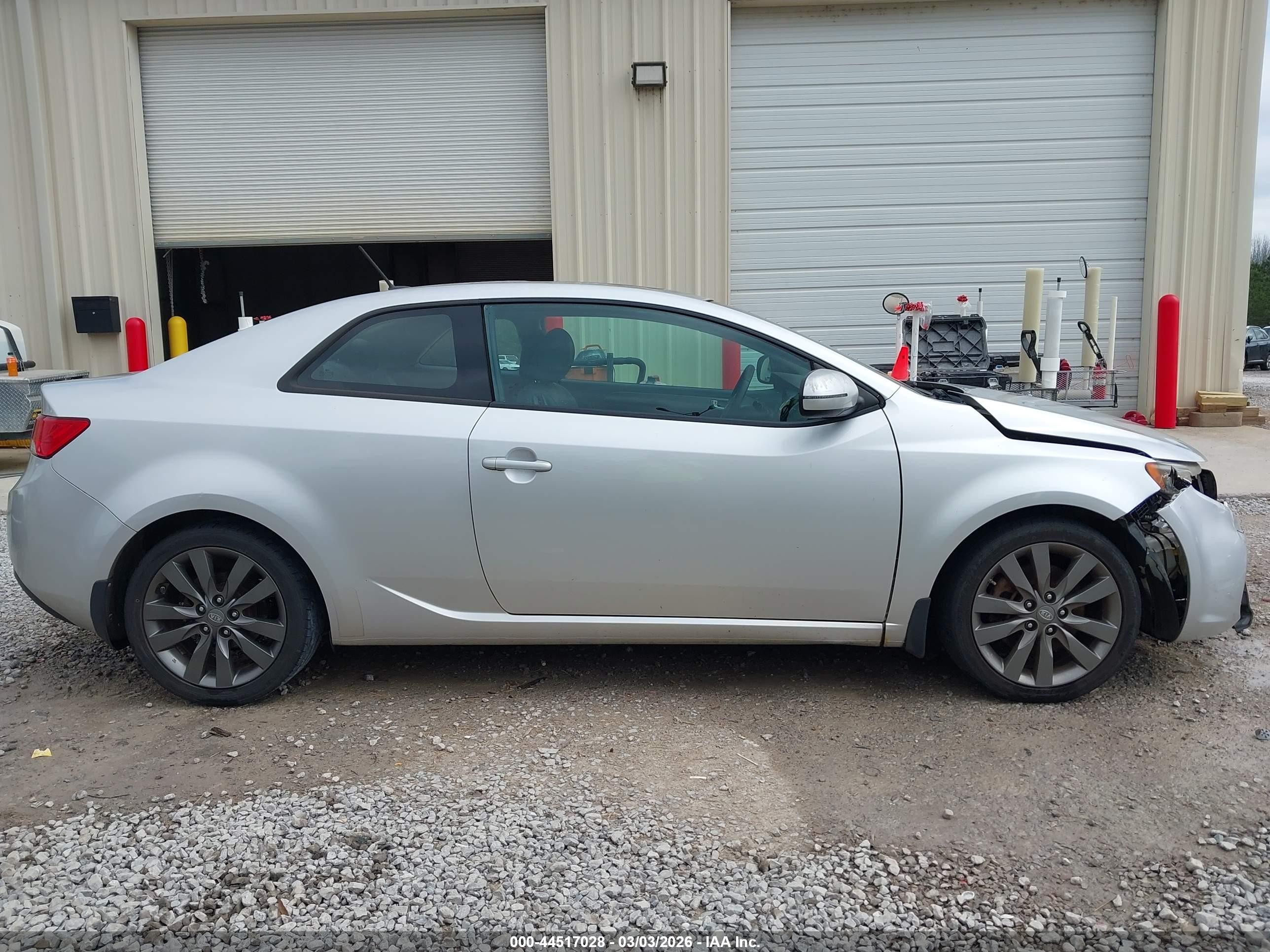 2011 Kia Forte Koup Sx Silver vin: KNAFW6A34B5378345