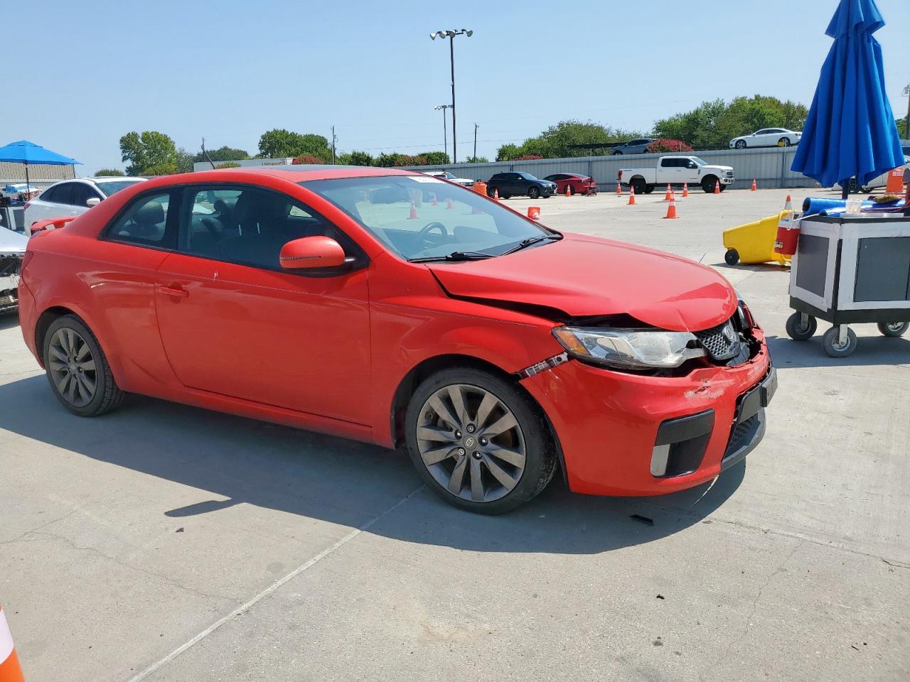 2012 Kia Forte Sx Red vin: KNAFW6A34C5498681