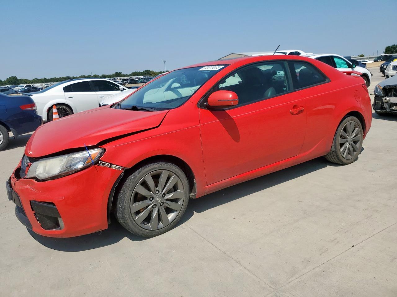 2012 Kia Forte Sx Red vin: KNAFW6A34C5498681