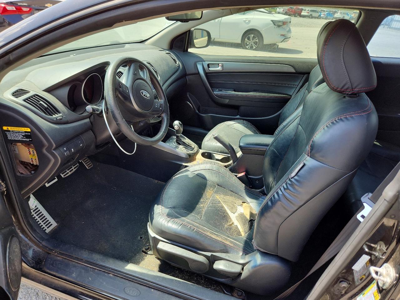 2012 Kia Forte Koup Sx Black vin: KNAFW6A35C5559052