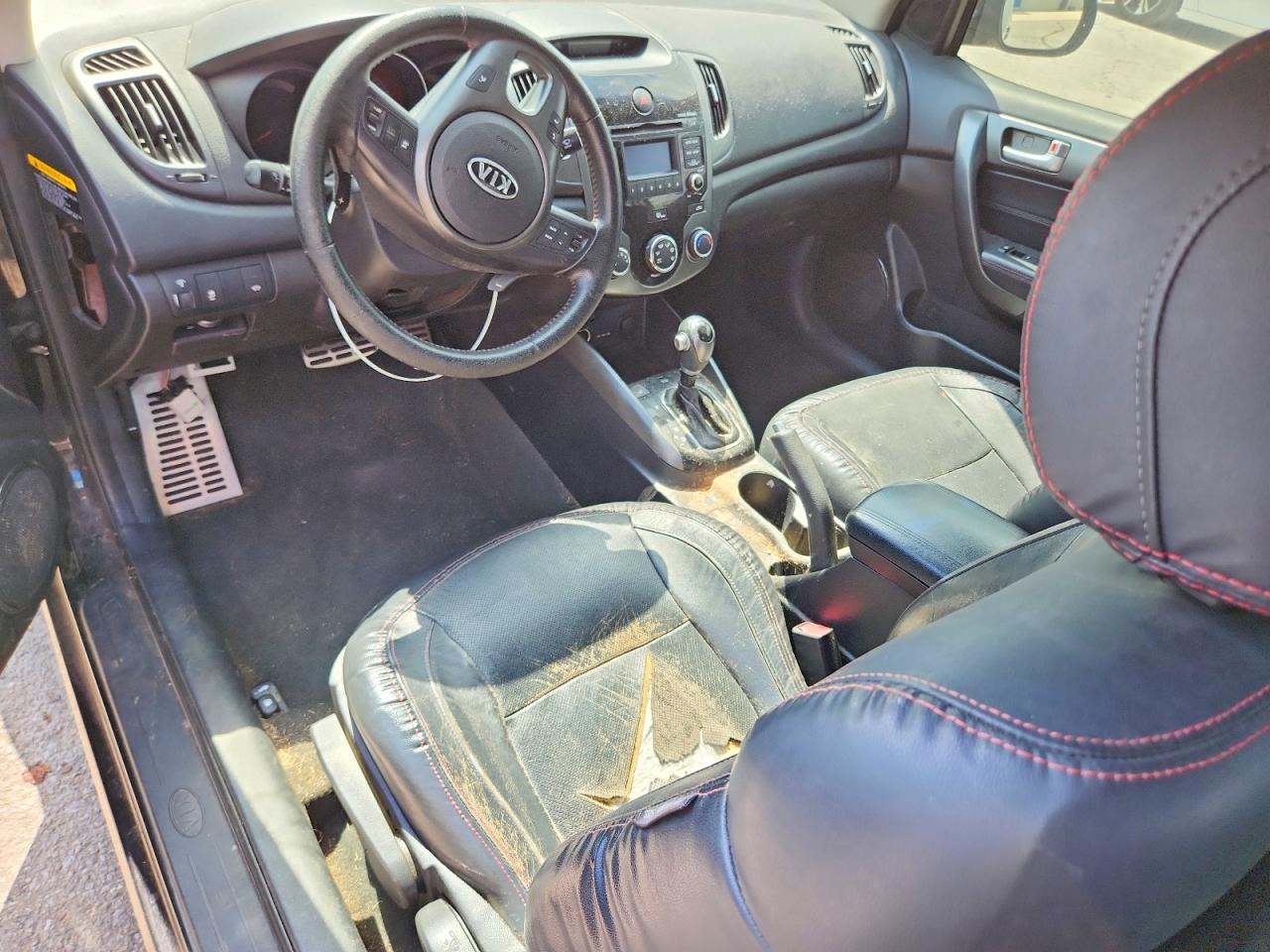 2012 Kia Forte Koup Sx Black vin: KNAFW6A35C5559052