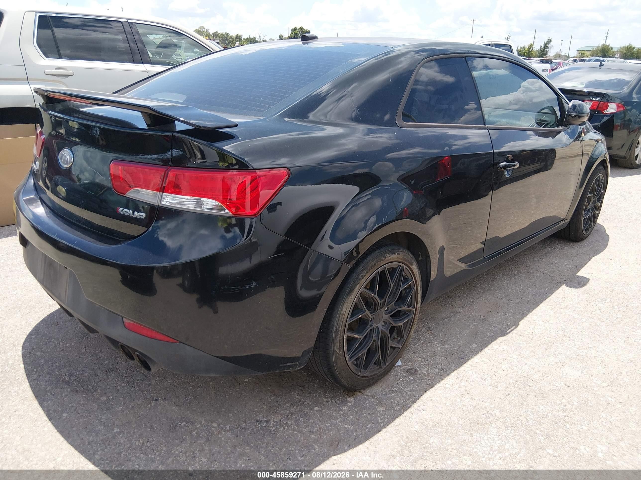 2013 Kia Forte Koup Sx Black vin: KNAFW6A35D5741996