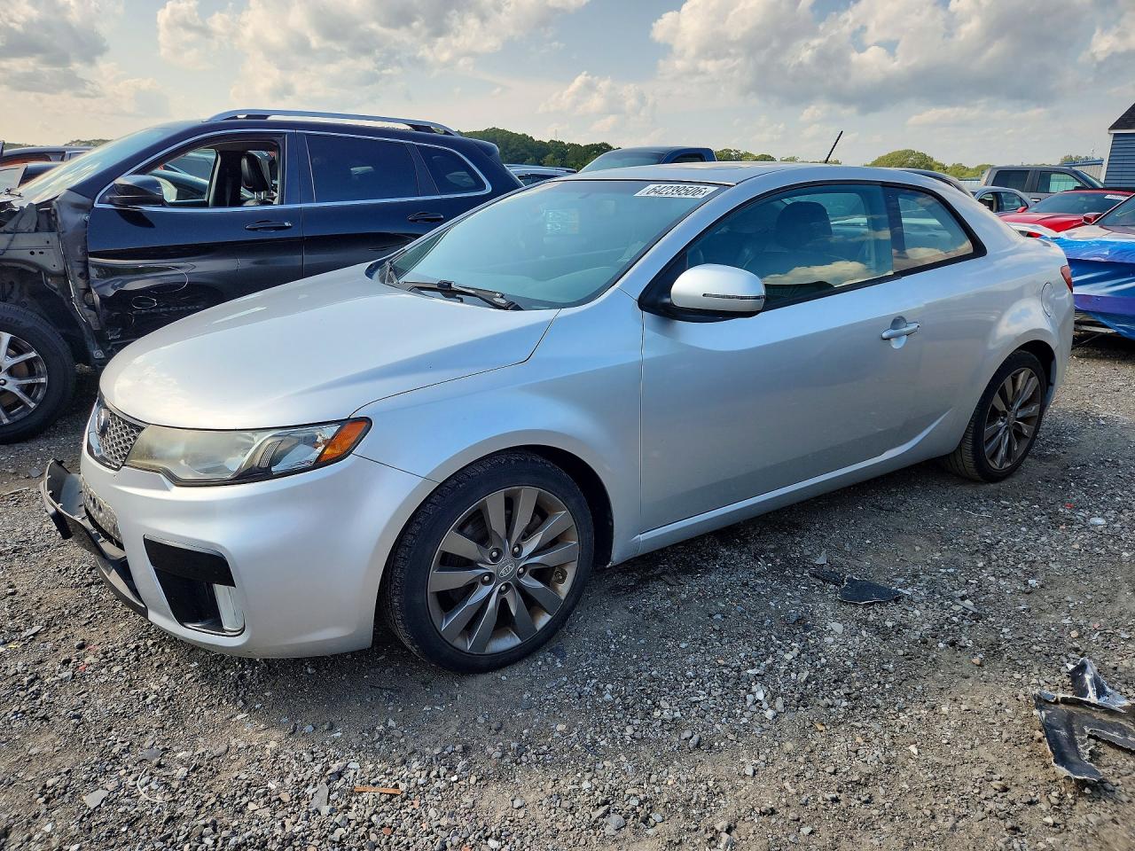 2013 Kia Forte Koup Sx Серебряный vin: KNAFW6A36D5745975