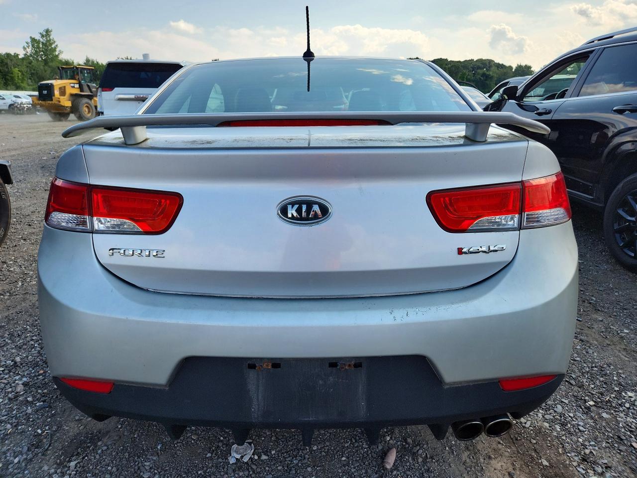 2013 Kia Forte Koup Sx Silver vin: KNAFW6A36D5745975