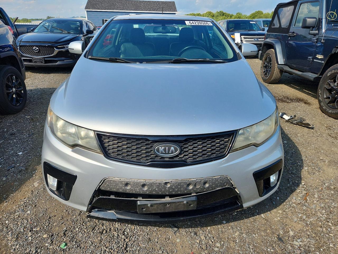2013 Kia Forte Koup Sx Silver vin: KNAFW6A36D5745975