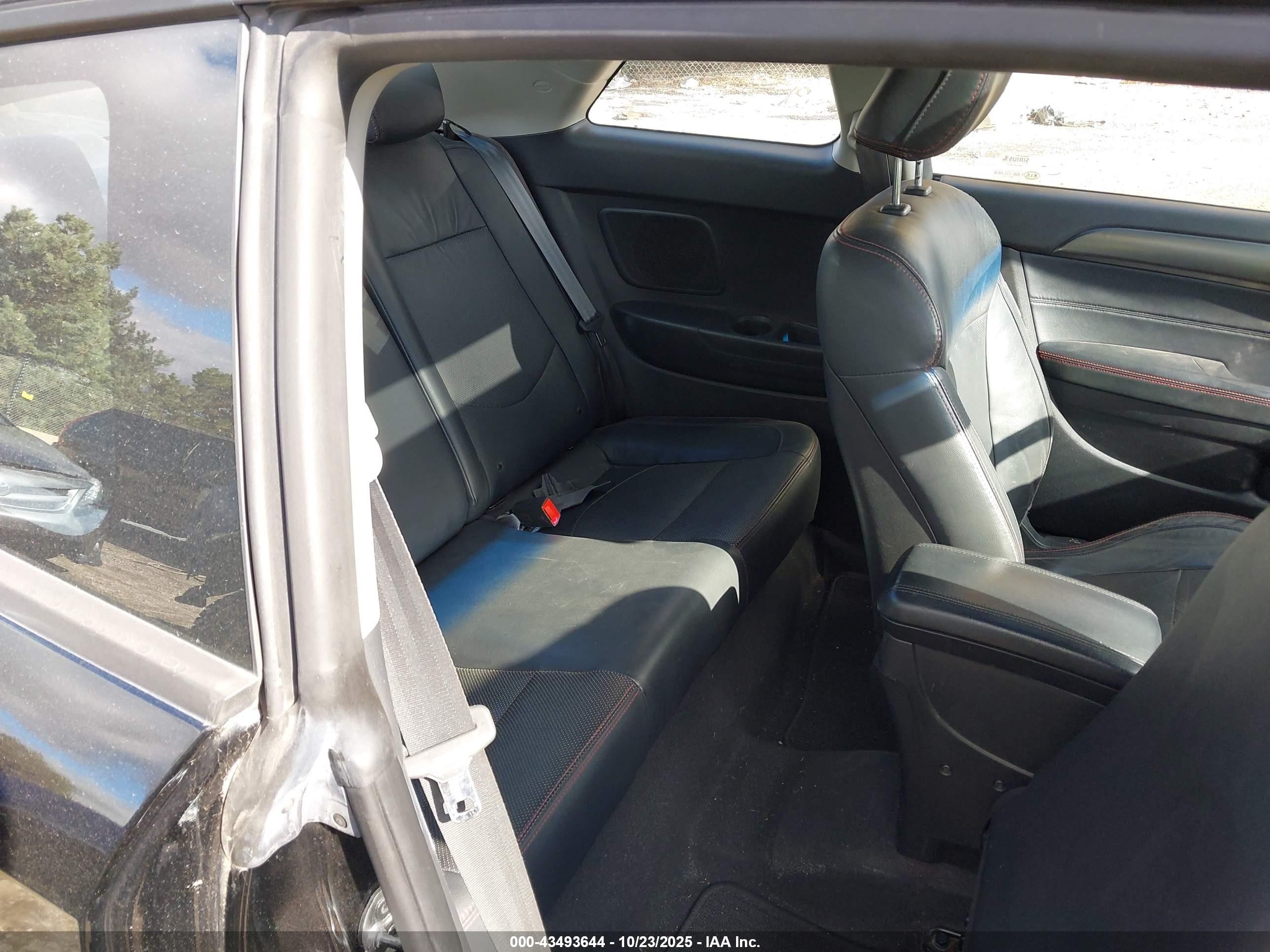 2010 Kia Forte Koup Sx Black vin: KNAFW6A37A5121842