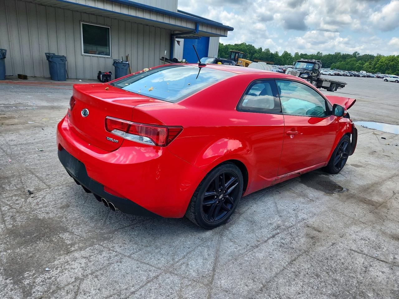 2010 Kia Forte Sx Red vin: KNAFW6A37A5206258