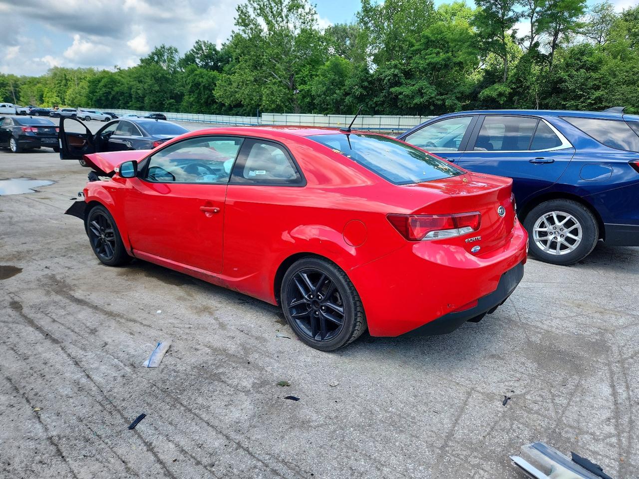 2010 Kia Forte Sx Red vin: KNAFW6A37A5206258