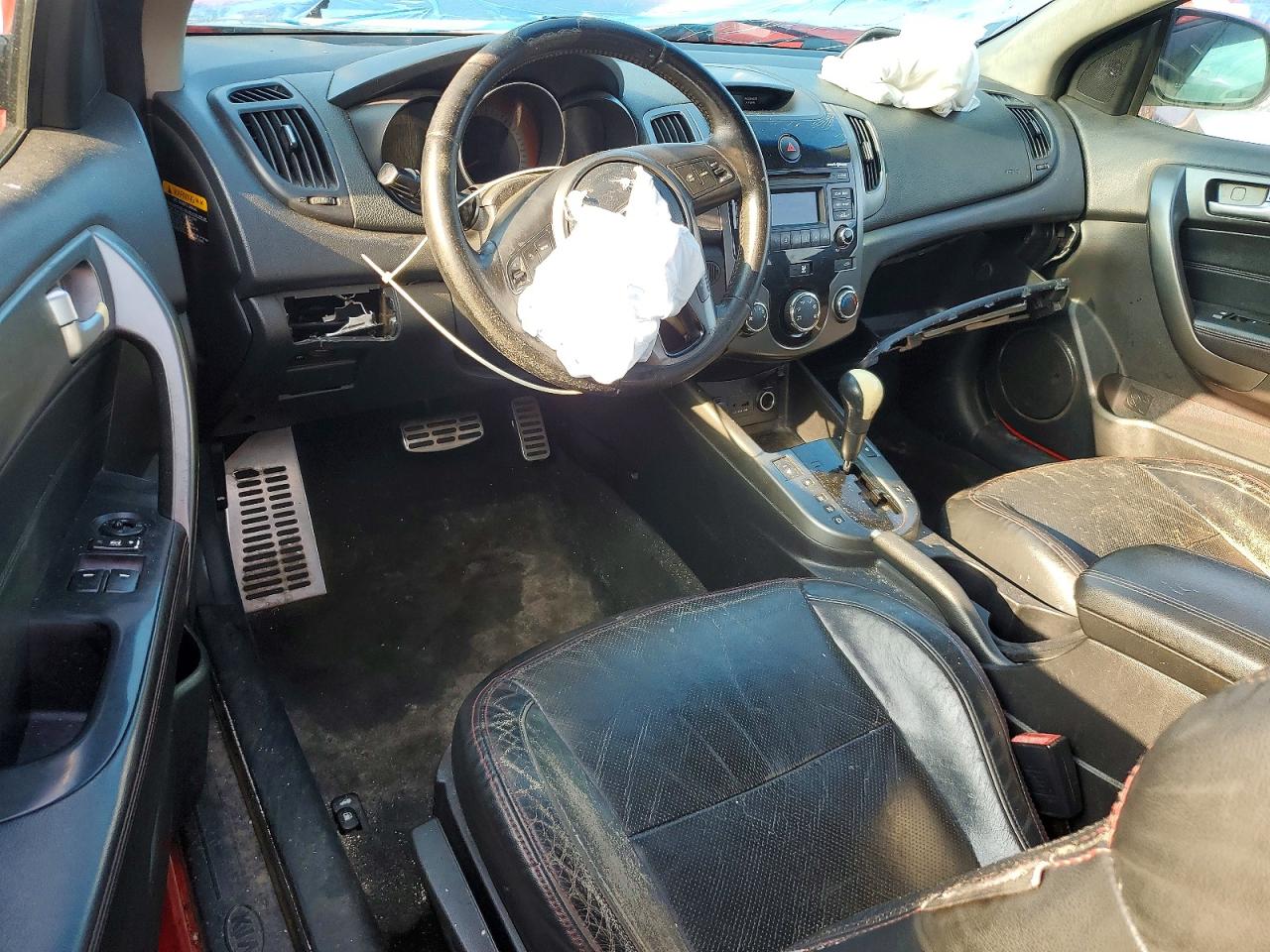 2010 Kia Forte Sx Red vin: KNAFW6A37A5206258