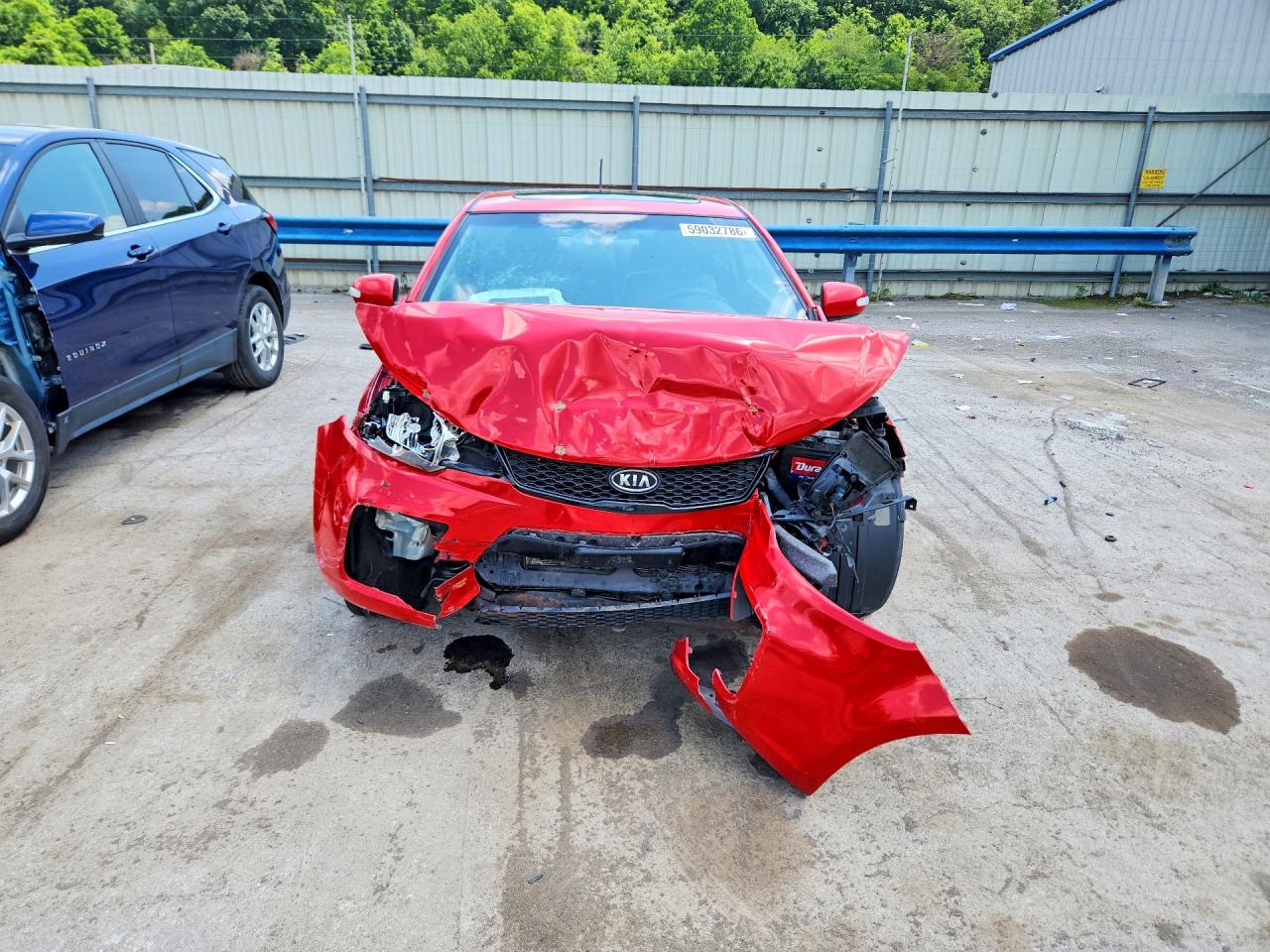 2010 Kia Forte Sx Red vin: KNAFW6A37A5206258
