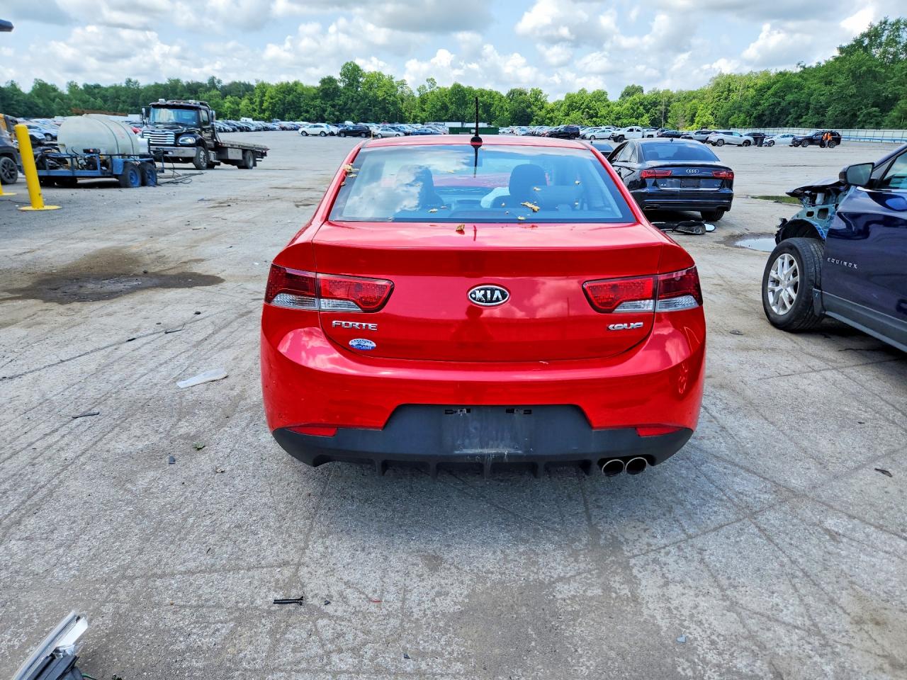 2010 Kia Forte Sx Red vin: KNAFW6A37A5206258