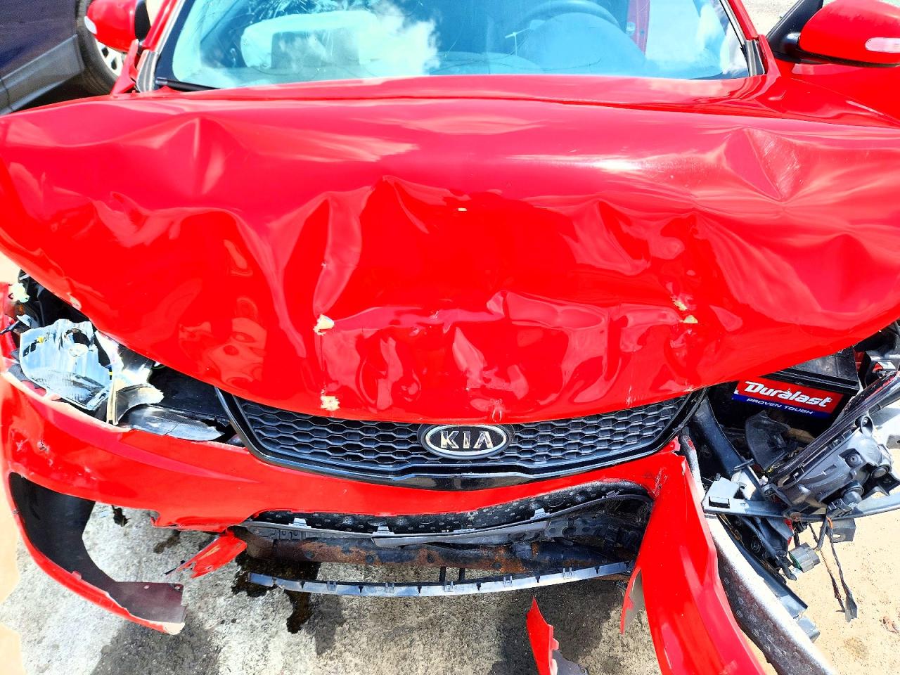 2010 Kia Forte Sx Red vin: KNAFW6A37A5206258