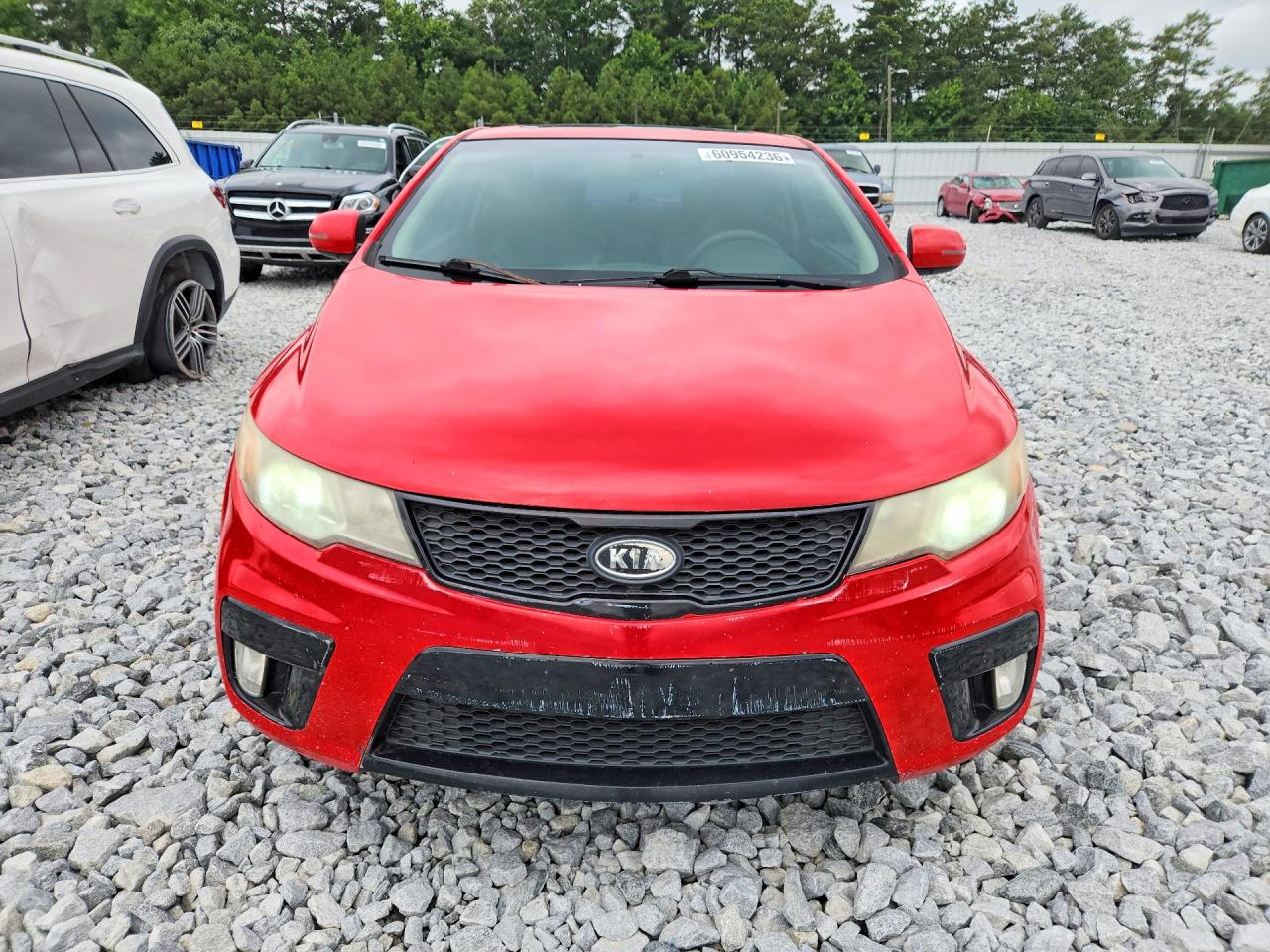 2011 Kia Forte Sx Красный vin: KNAFW6A37B5451496