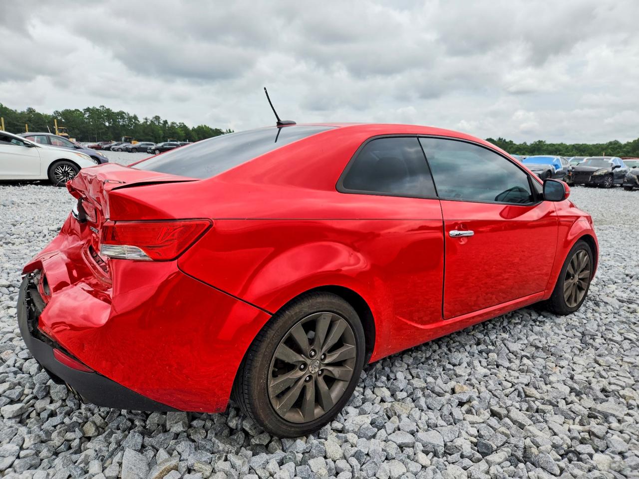 2011 Kia Forte Sx Красный vin: KNAFW6A37B5451496