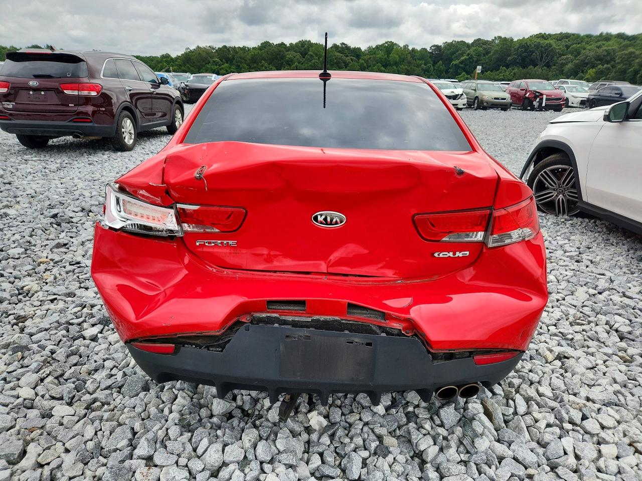 2011 Kia Forte Sx Красный vin: KNAFW6A37B5451496