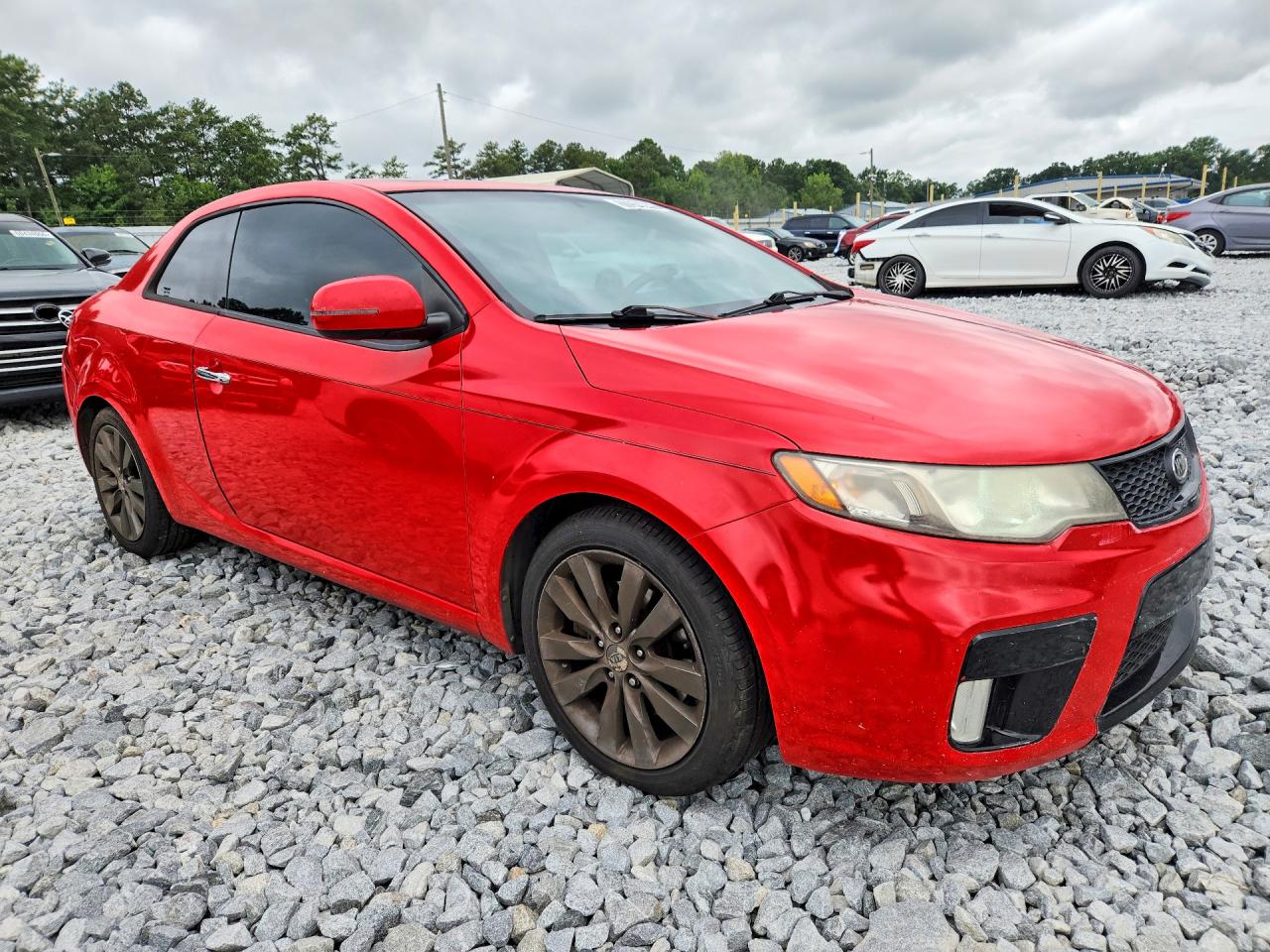 2011 Kia Forte Sx Красный vin: KNAFW6A37B5451496