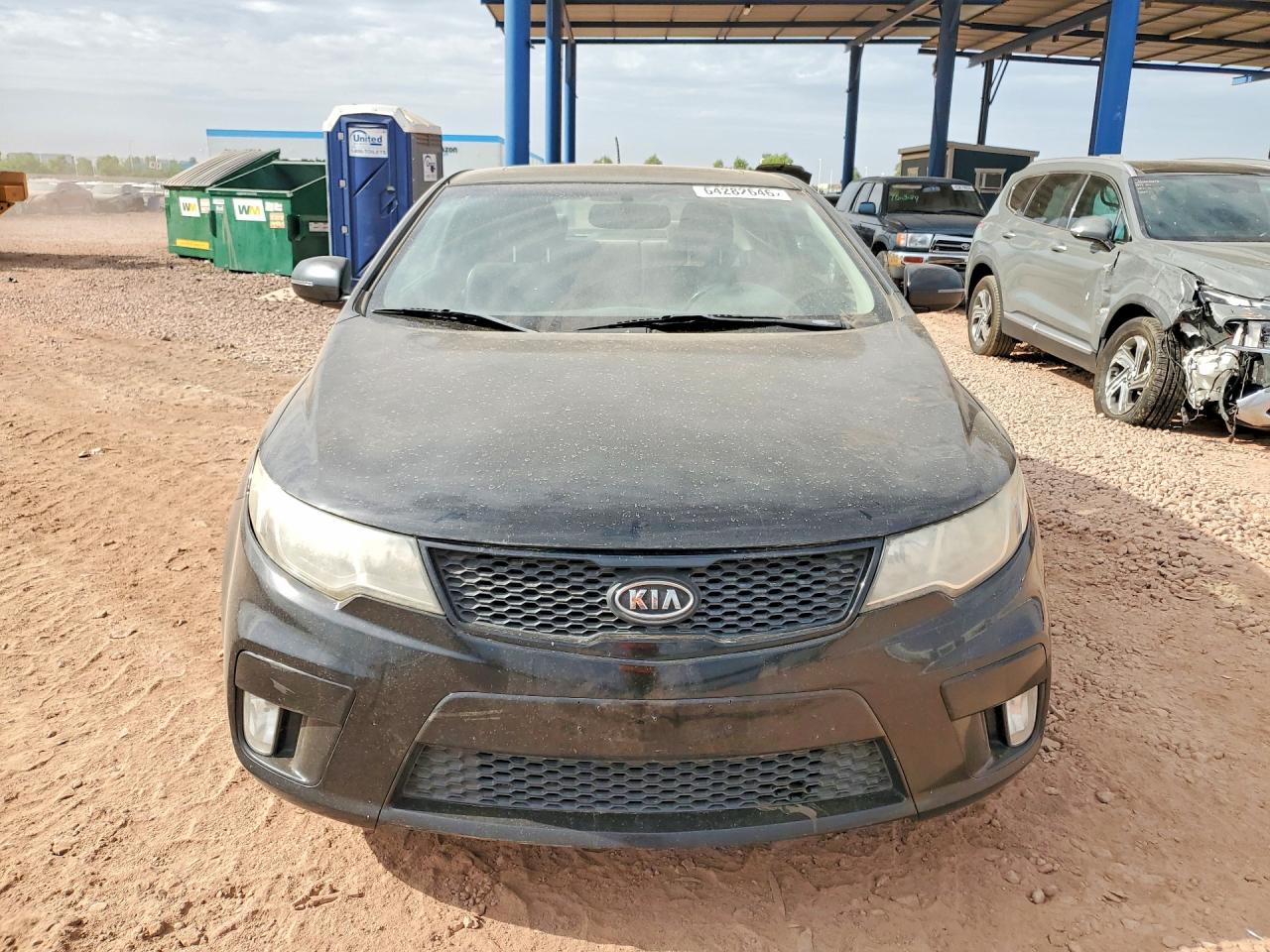 2013 Kia Forte Koup Sx Black vin: KNAFW6A37D5739800