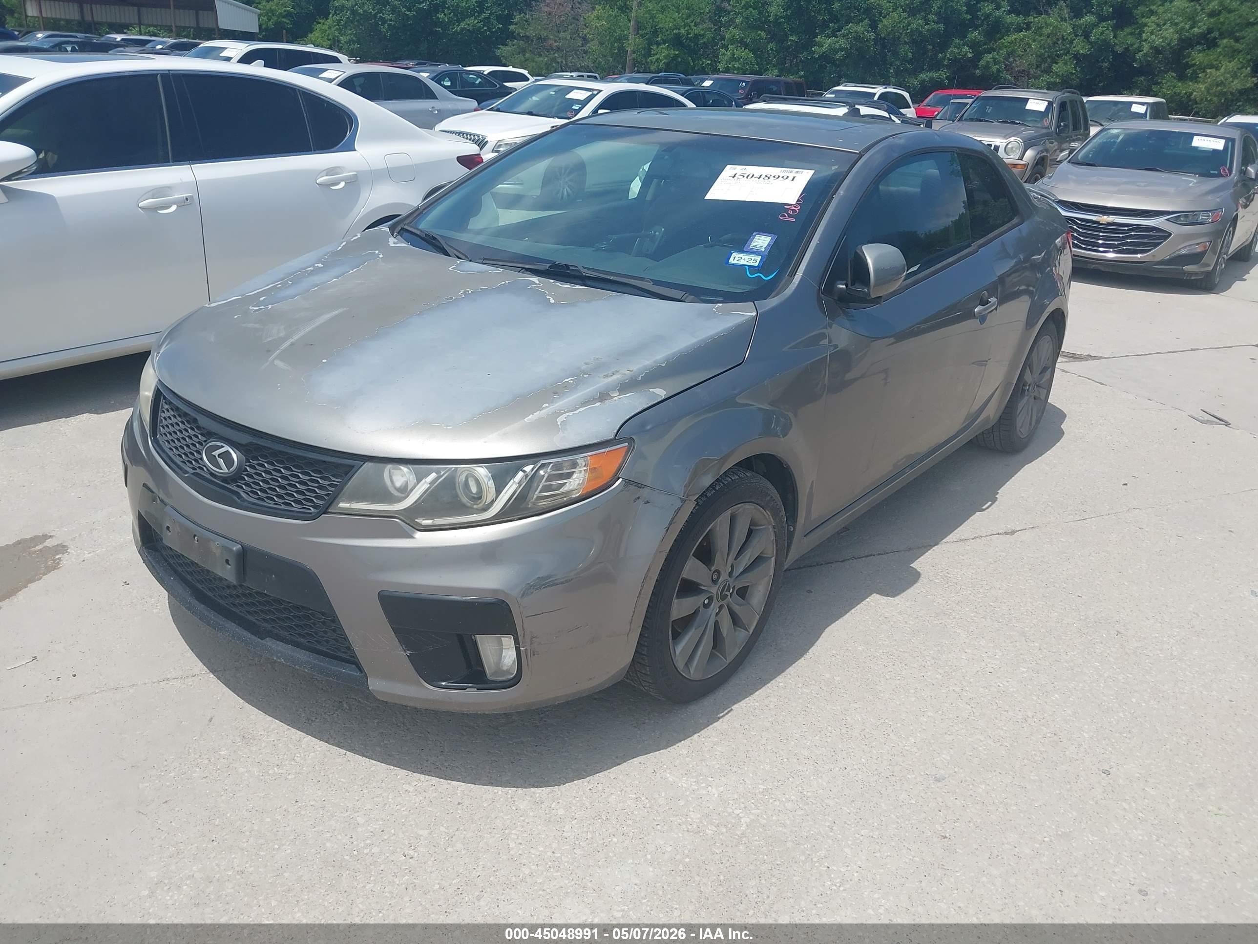2013 Kia Forte Koup Sx Gold vin: KNAFW6A38D5657431
