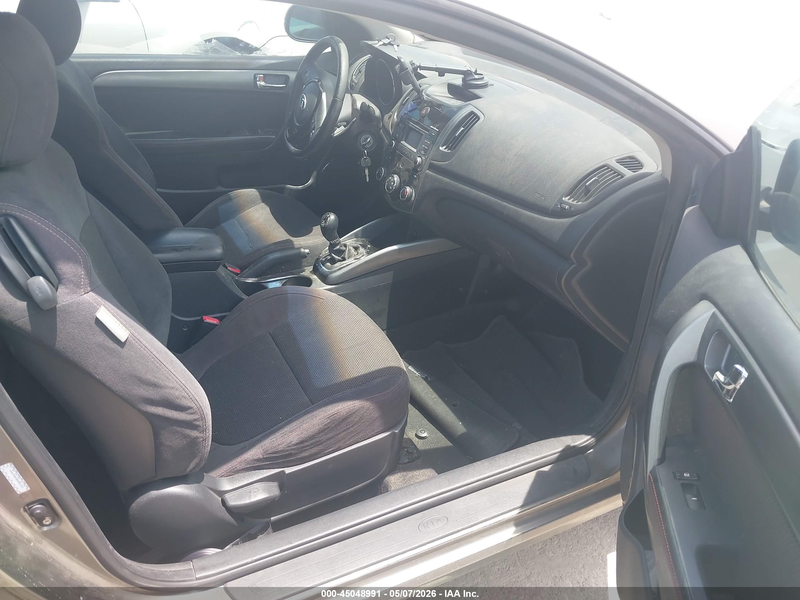 2013 Kia Forte Koup Sx Gold vin: KNAFW6A38D5657431