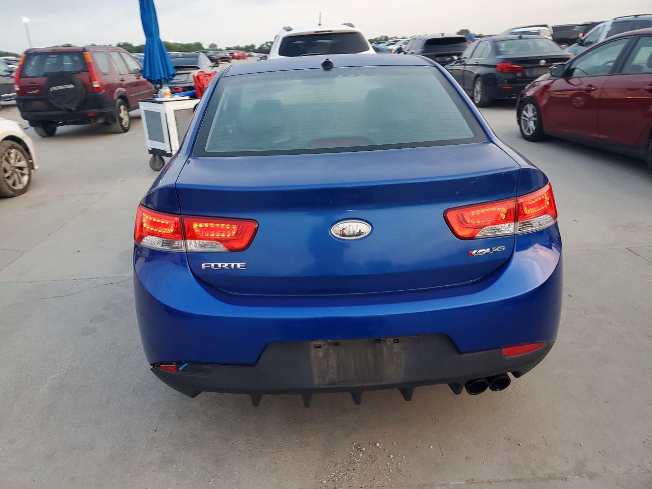 2013 Kia Forte Sx Blue vin: KNAFW6A38D5677002