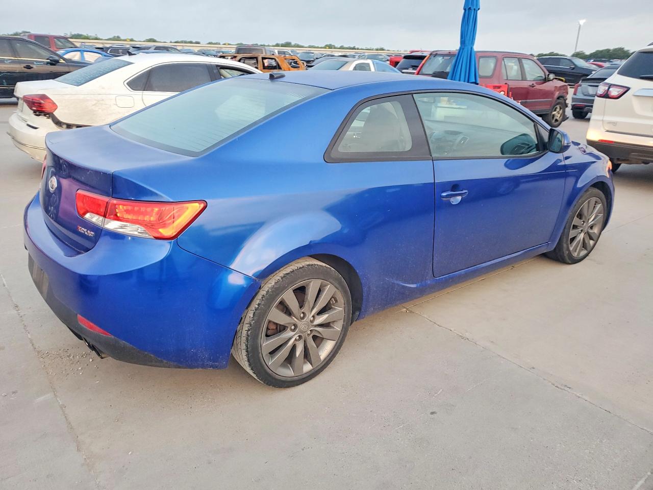 2013 Kia Forte Sx Blue vin: KNAFW6A38D5677002