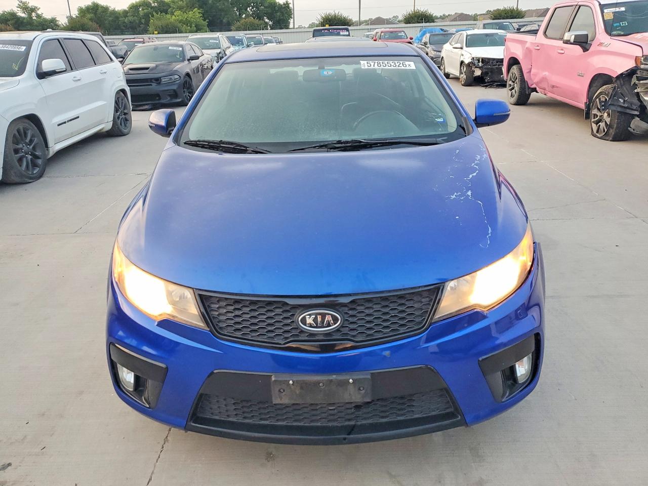 2013 Kia Forte Sx Blue vin: KNAFW6A38D5677002