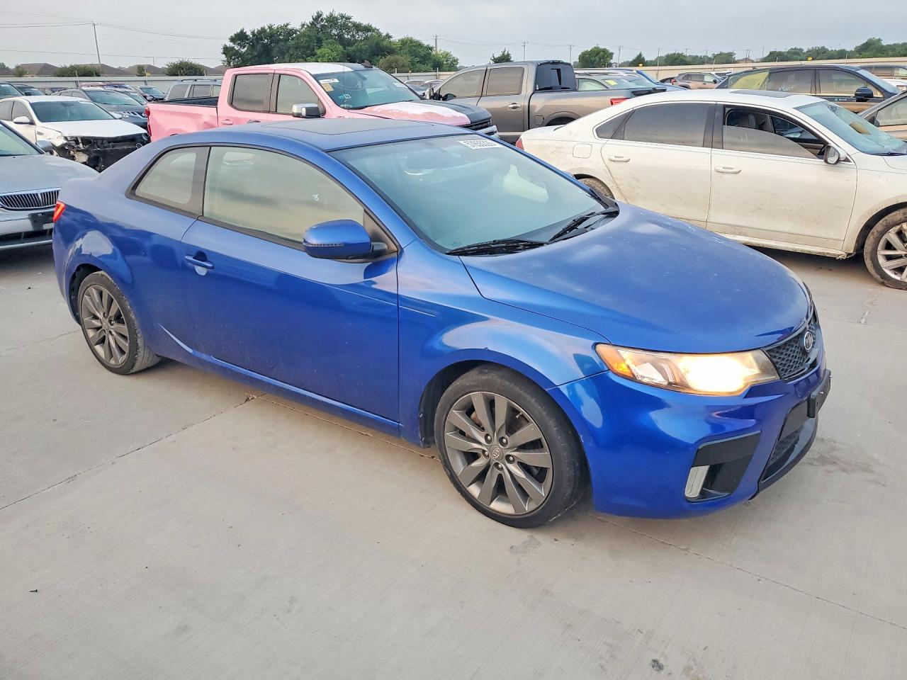2013 Kia Forte Sx Blue vin: KNAFW6A38D5677002