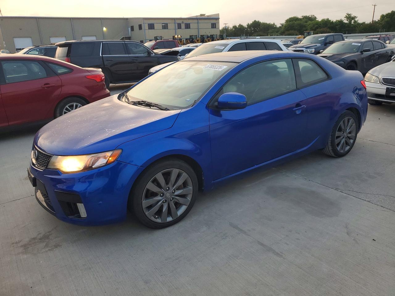 2013 Kia Forte Sx Blue vin: KNAFW6A38D5677002