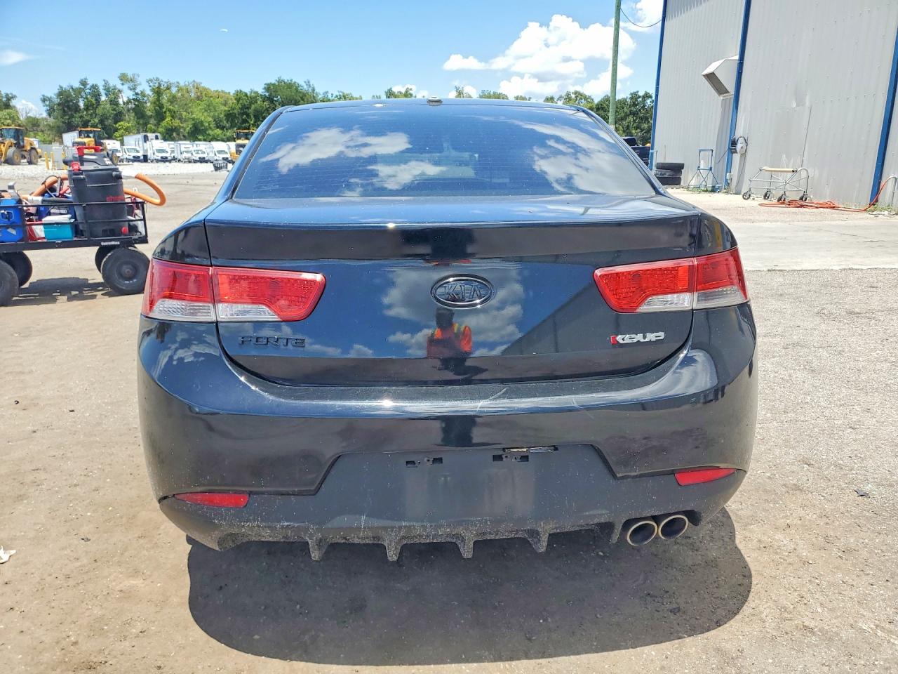 2010 Kia Forte Koup Sx Black vin: KNAFW6A39A5267546