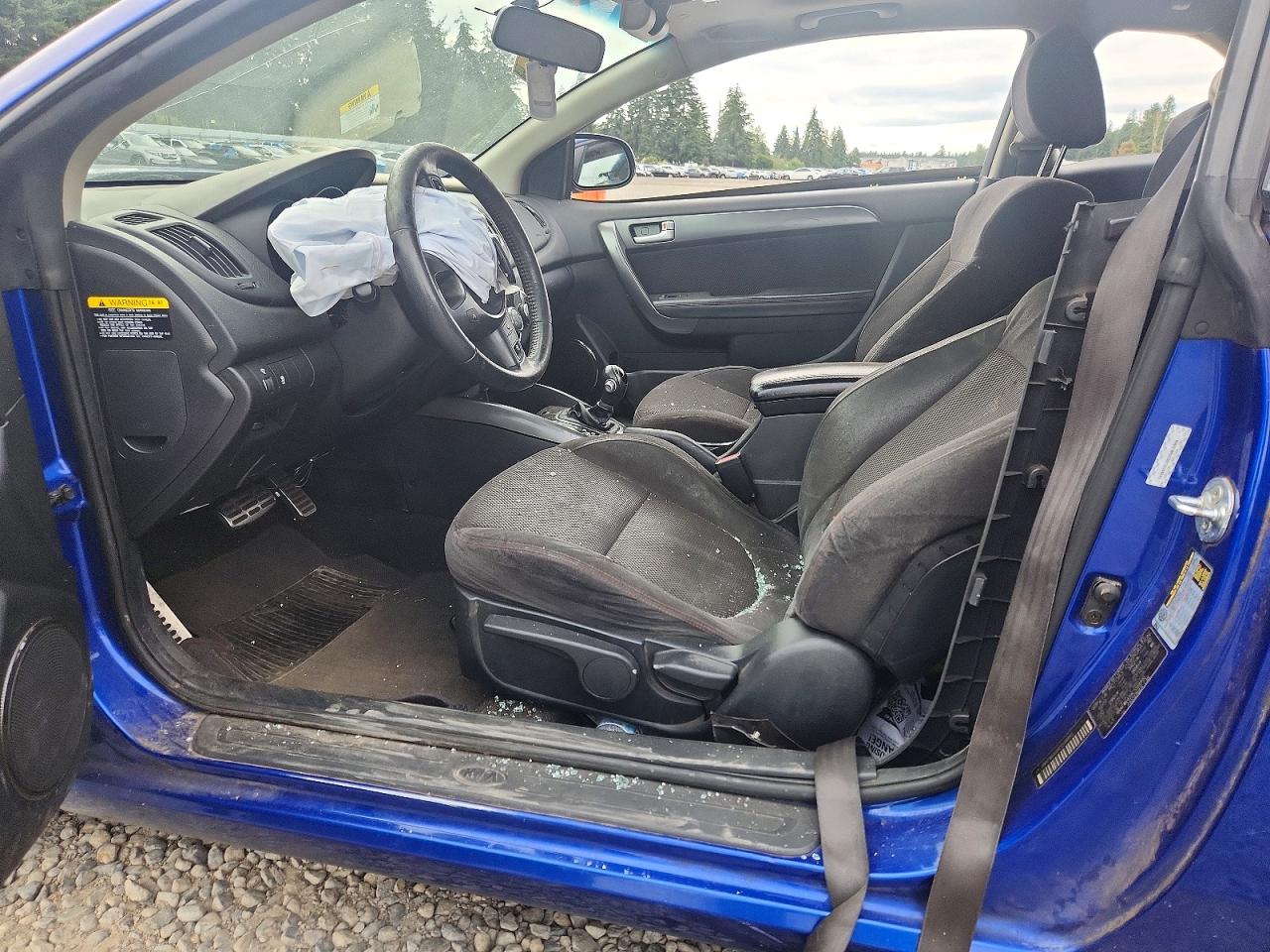 2012 Kia Forte Koup Sx Синий vin: KNAFW6A39C5594810