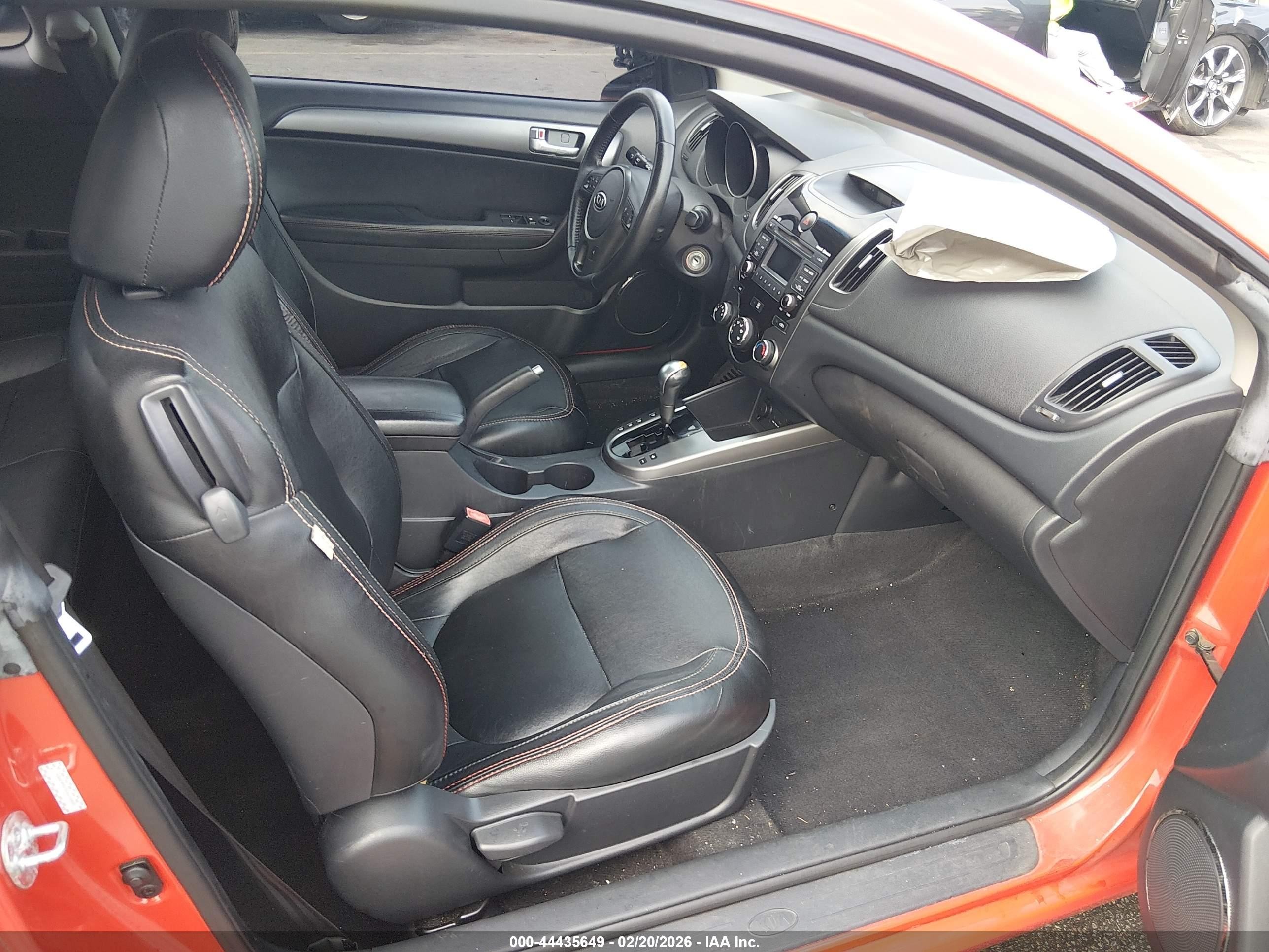 2010 Kia Forte Koup Sx Red vin: KNAFW6A3XA5278409