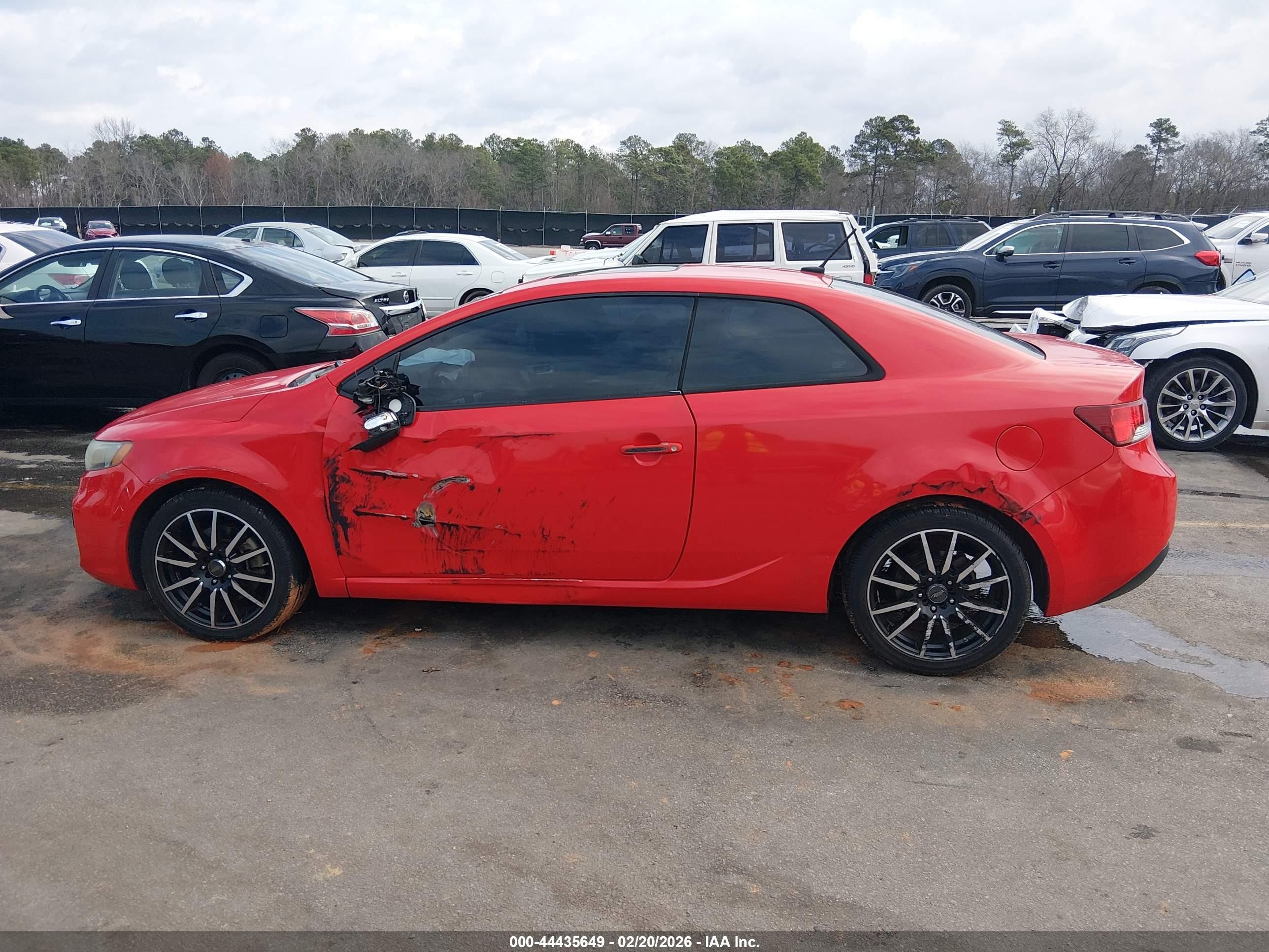 2010 Kia Forte Koup Sx Red vin: KNAFW6A3XA5278409