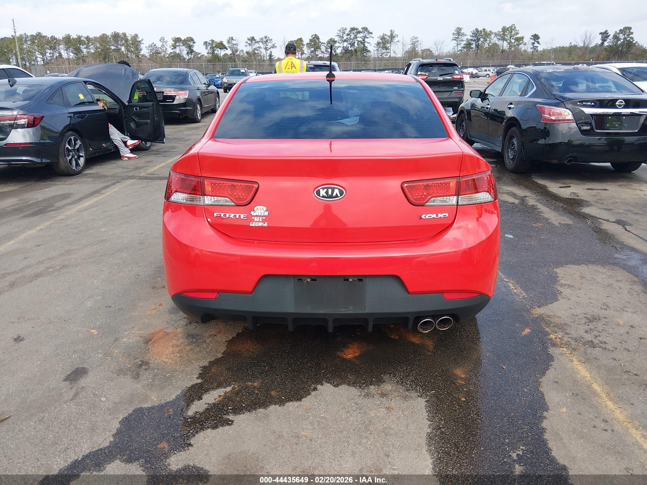 2010 Kia Forte Koup Sx Red vin: KNAFW6A3XA5278409