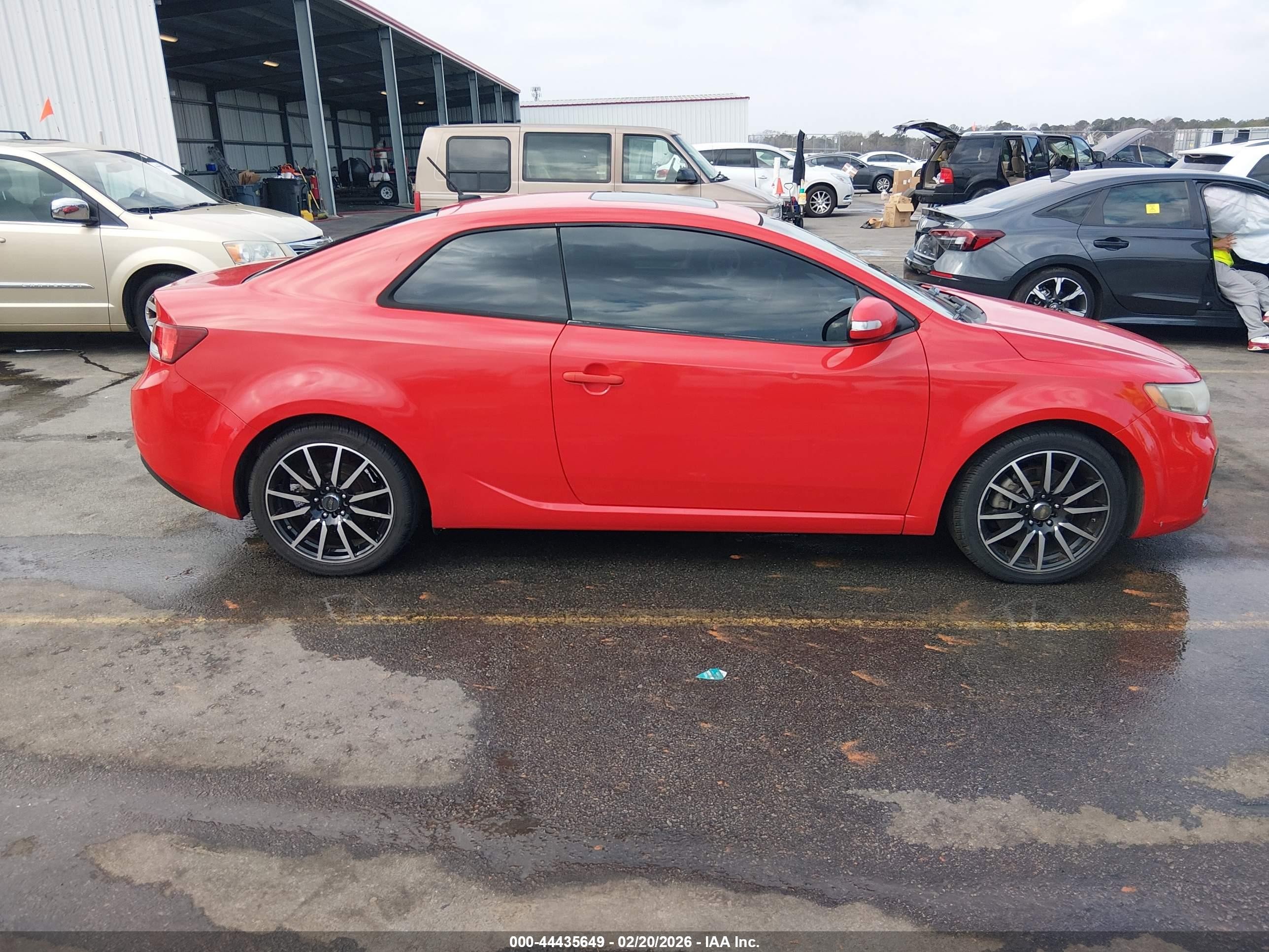 2010 Kia Forte Koup Sx Red vin: KNAFW6A3XA5278409