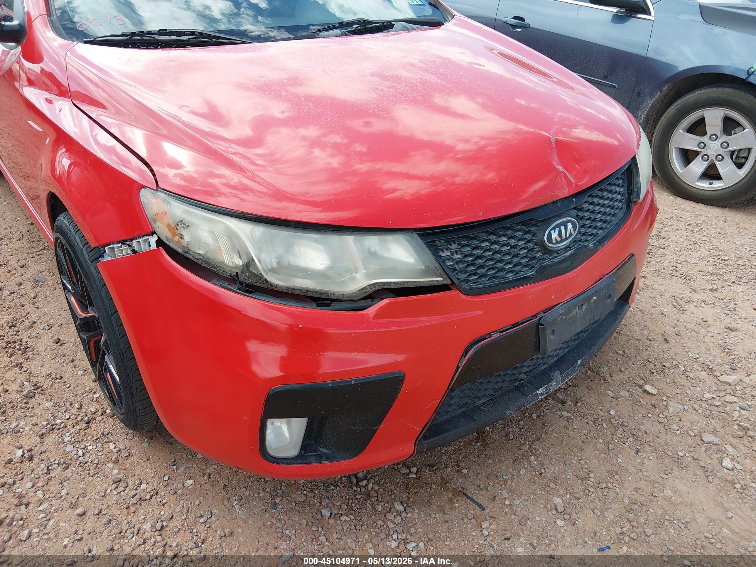 2012 Kia Forte Koup Sx Красный vin: KNAFW6A3XC5592872